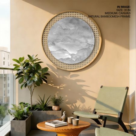 Abstract Gray Watercolor – Wall Decor