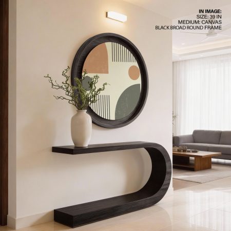 Abstract Circle Shapes and Lines – Wall Decor