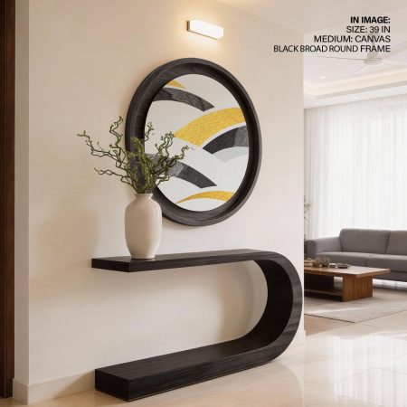 Abstract Overlapping Wave Patterns – Home Decor