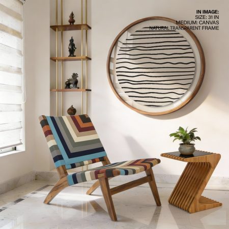 Minimalist Black and White Horizontal Lines – Wall Decor
