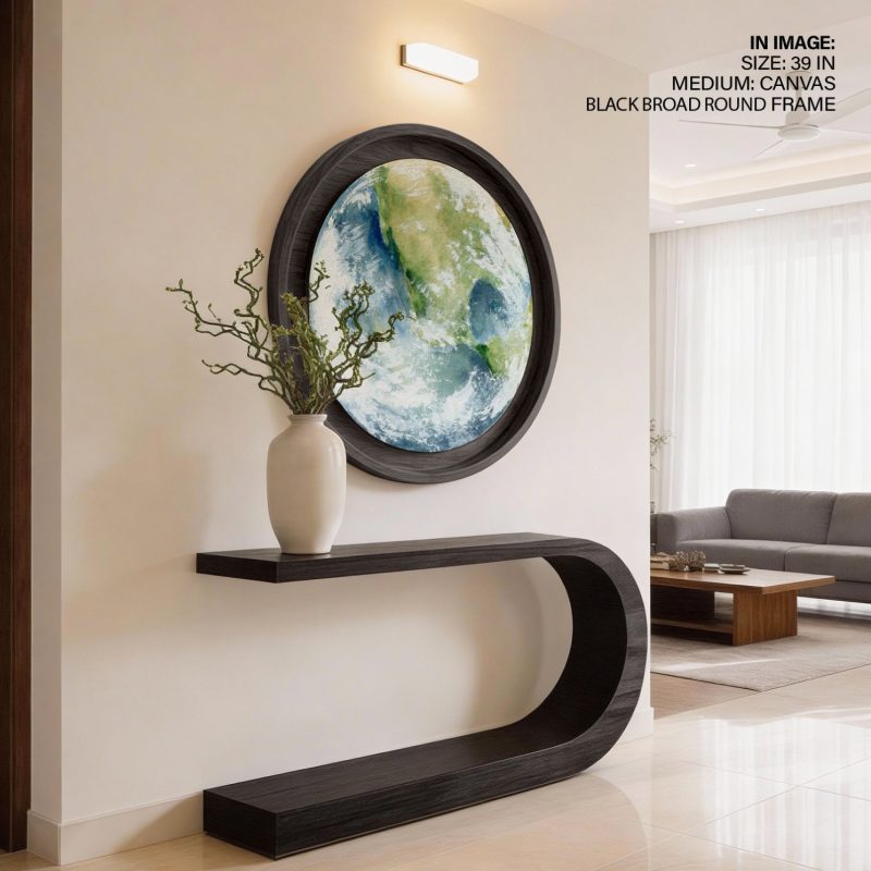 Abstract Earth from Space – Wall Decor
