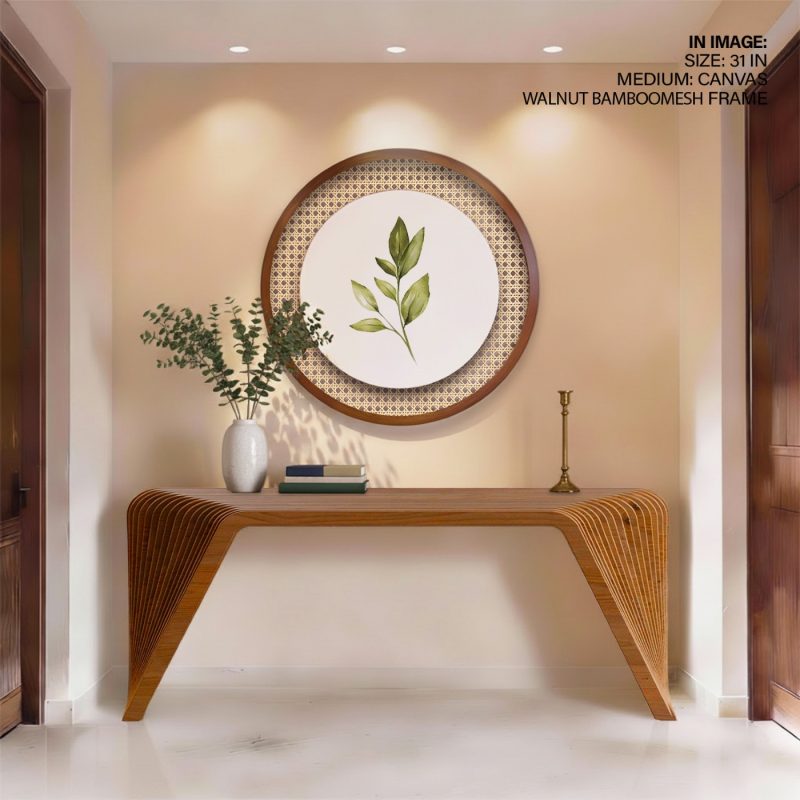 Botanical Green Leafy Branch – Home Decor
