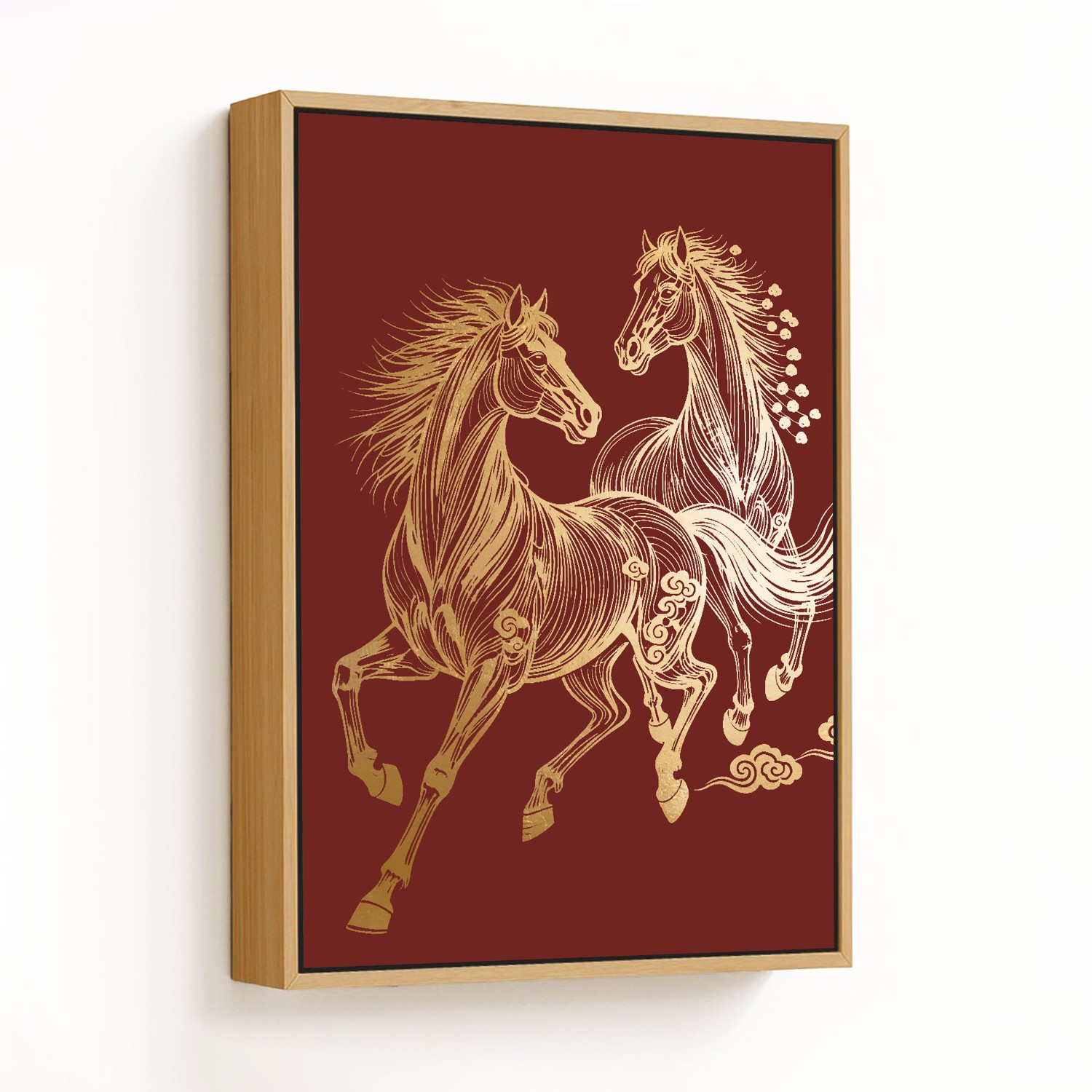 Golden Equestrian Elegance - CHOOSE SIZE: Choose h