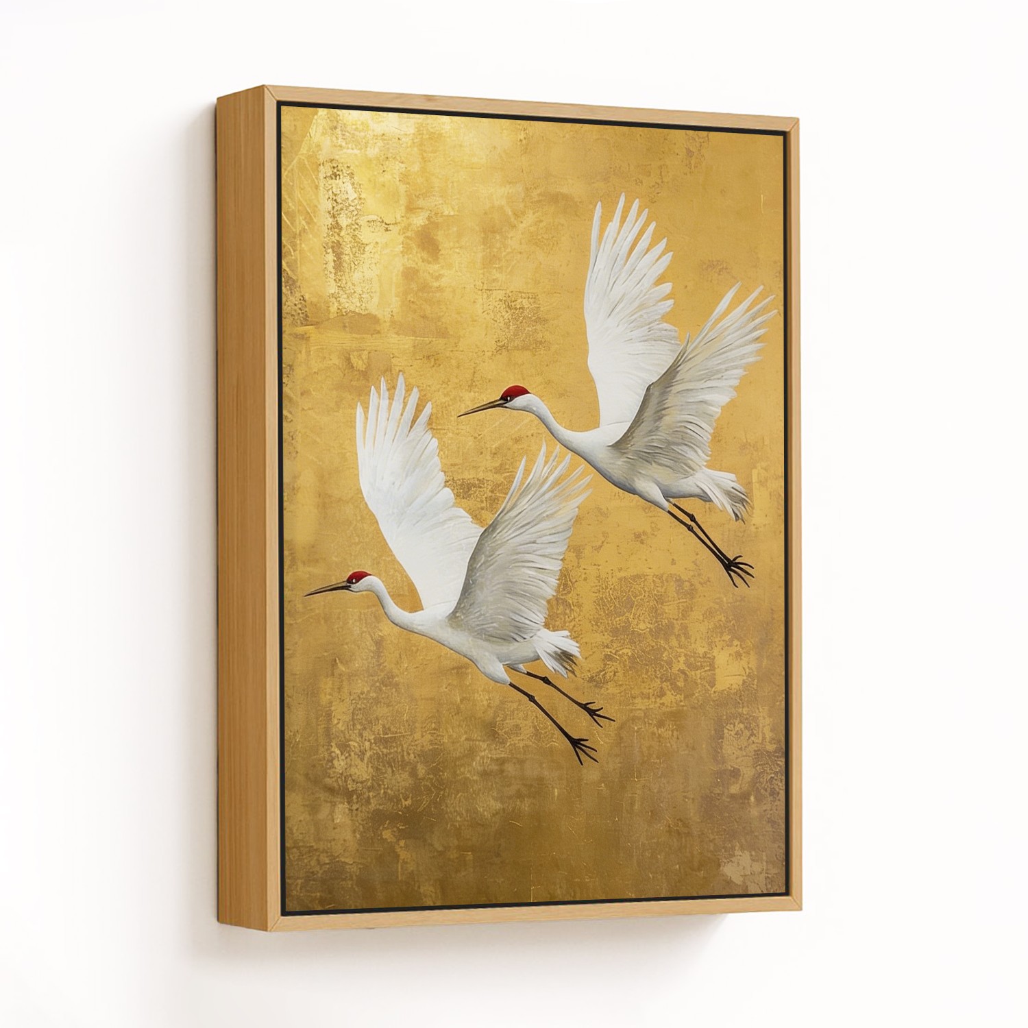 Graceful Flight Amidst a Golden Sky - CHOOSE SIZE: