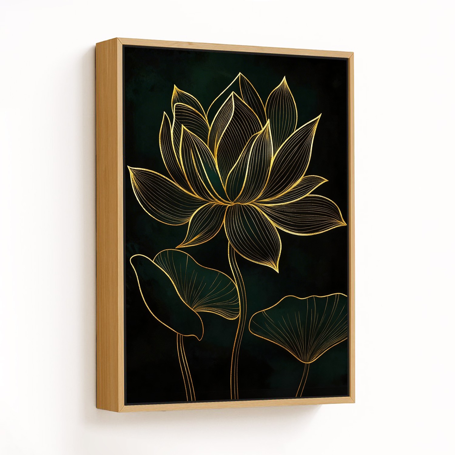 Golden Lotus Serenity - CHOOSE SIZE: Choose how bi