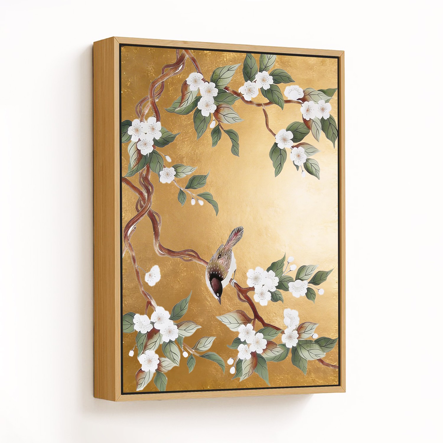 Golden Avian Elegance - CHOOSE SIZE: Choose how bi