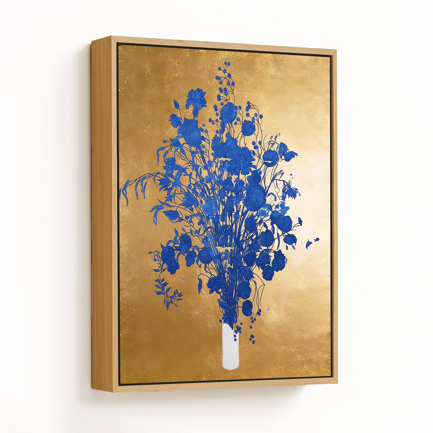 Azure Blossom Serenade - CHOOSE SIZE: Choose how b