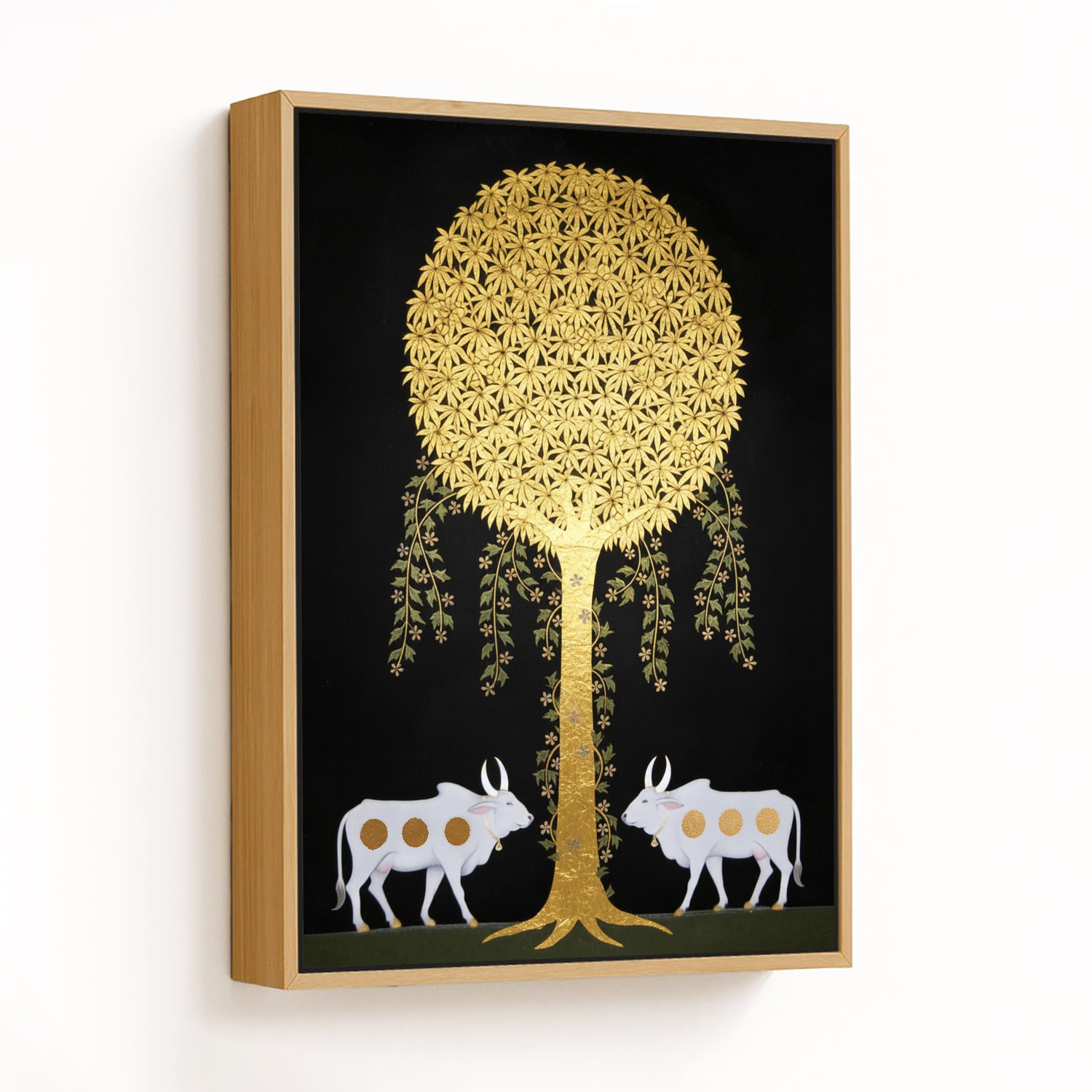 Golden Arboreal Serenity - CHOOSE SIZE: Choose how