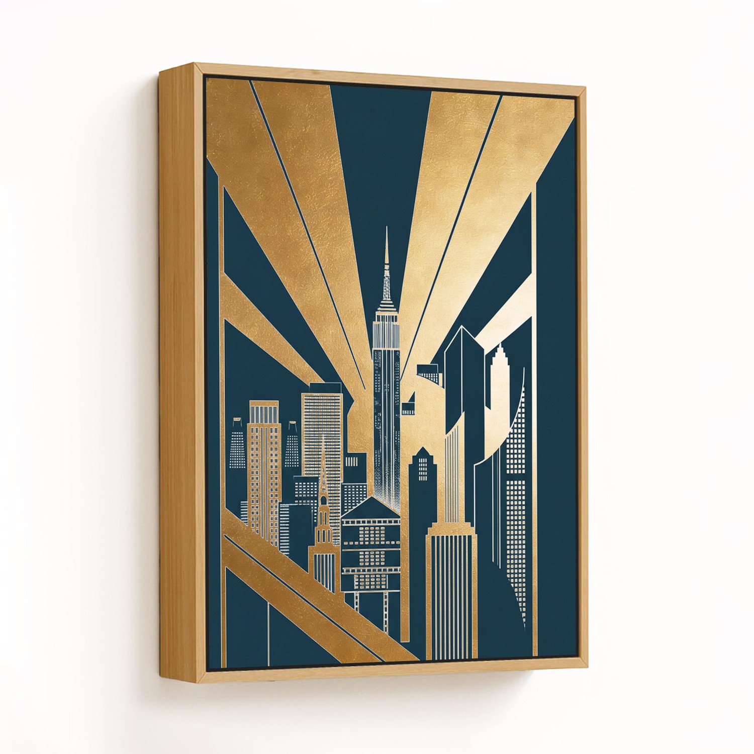 Azure Metropolis Elegance - CHOOSE SIZE: Choose ho
