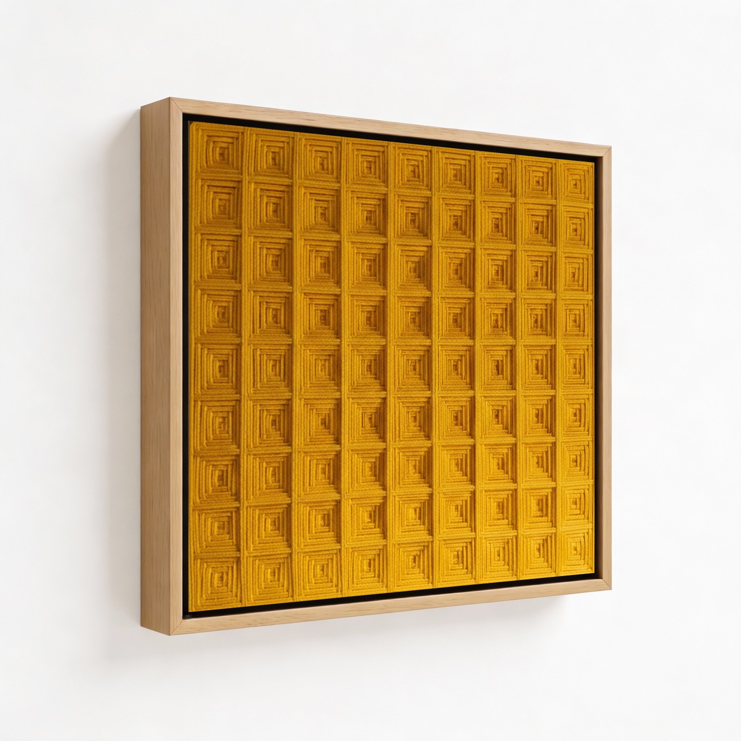 Sunlit Cube Harmony Macrame Yarn Wall Art - CHOOSE