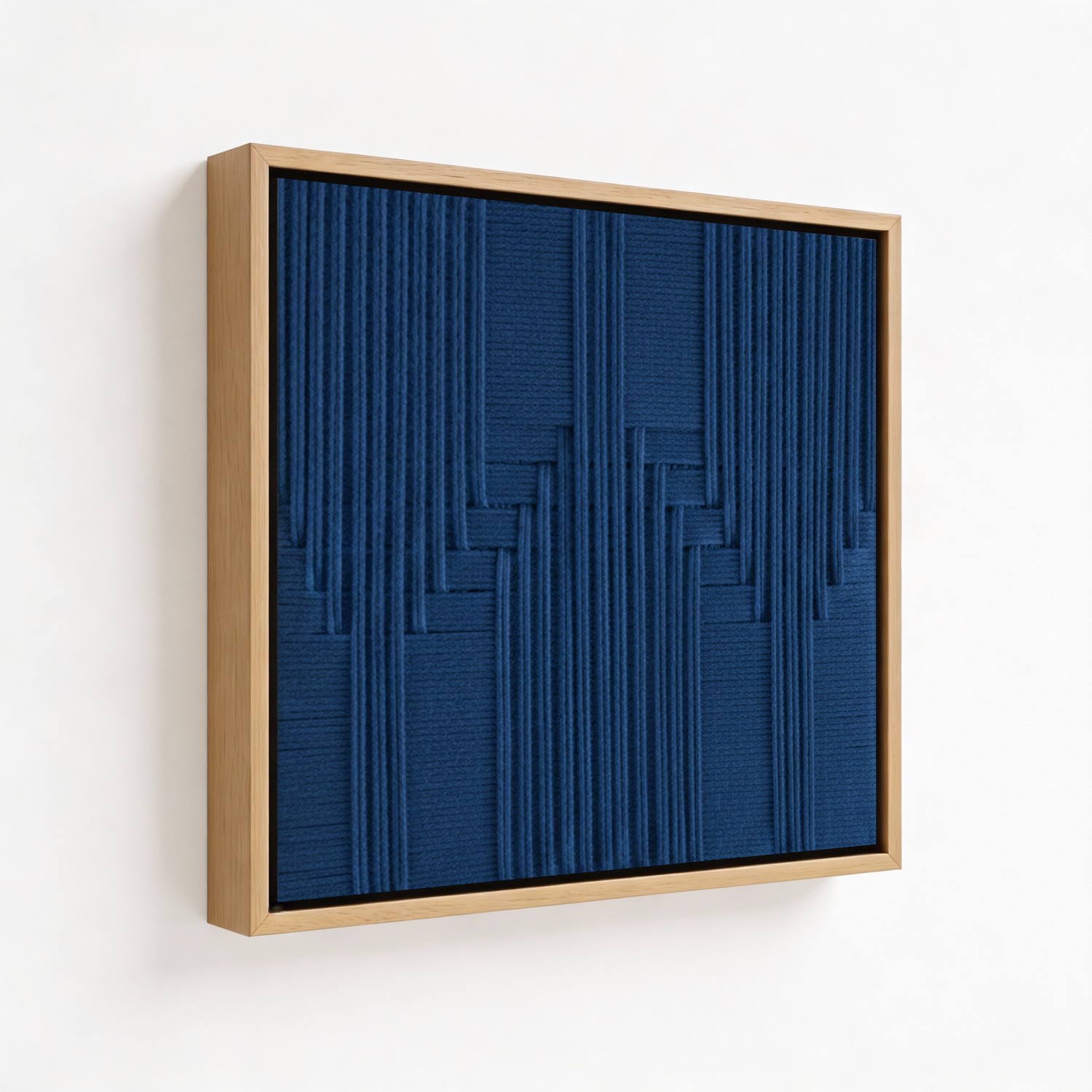 Azure Angles Macrame Yarn Wall Art - CHOOSE SIZE: 