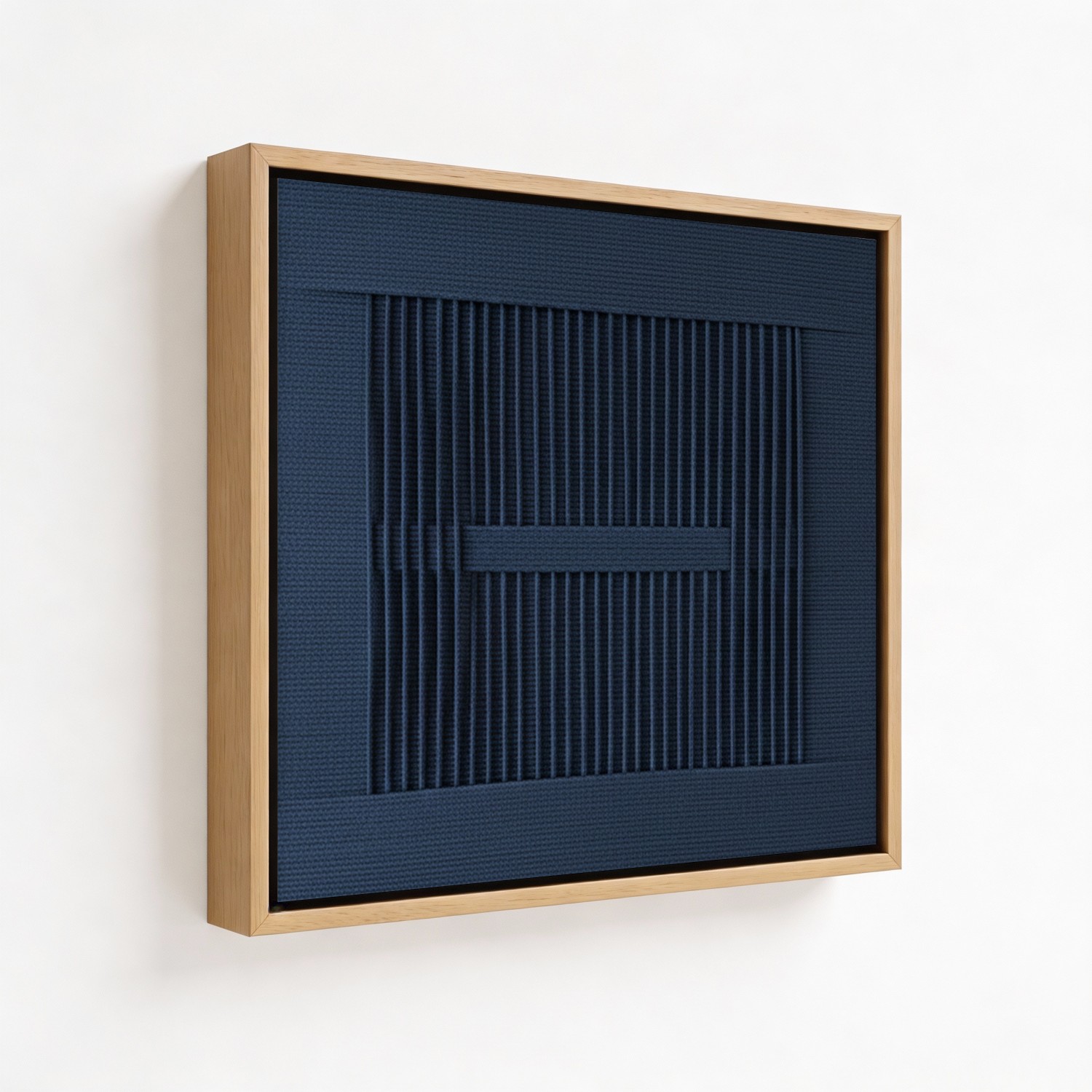 Oceanic Geometric Symphony Macrame Yarn Wall Art - 