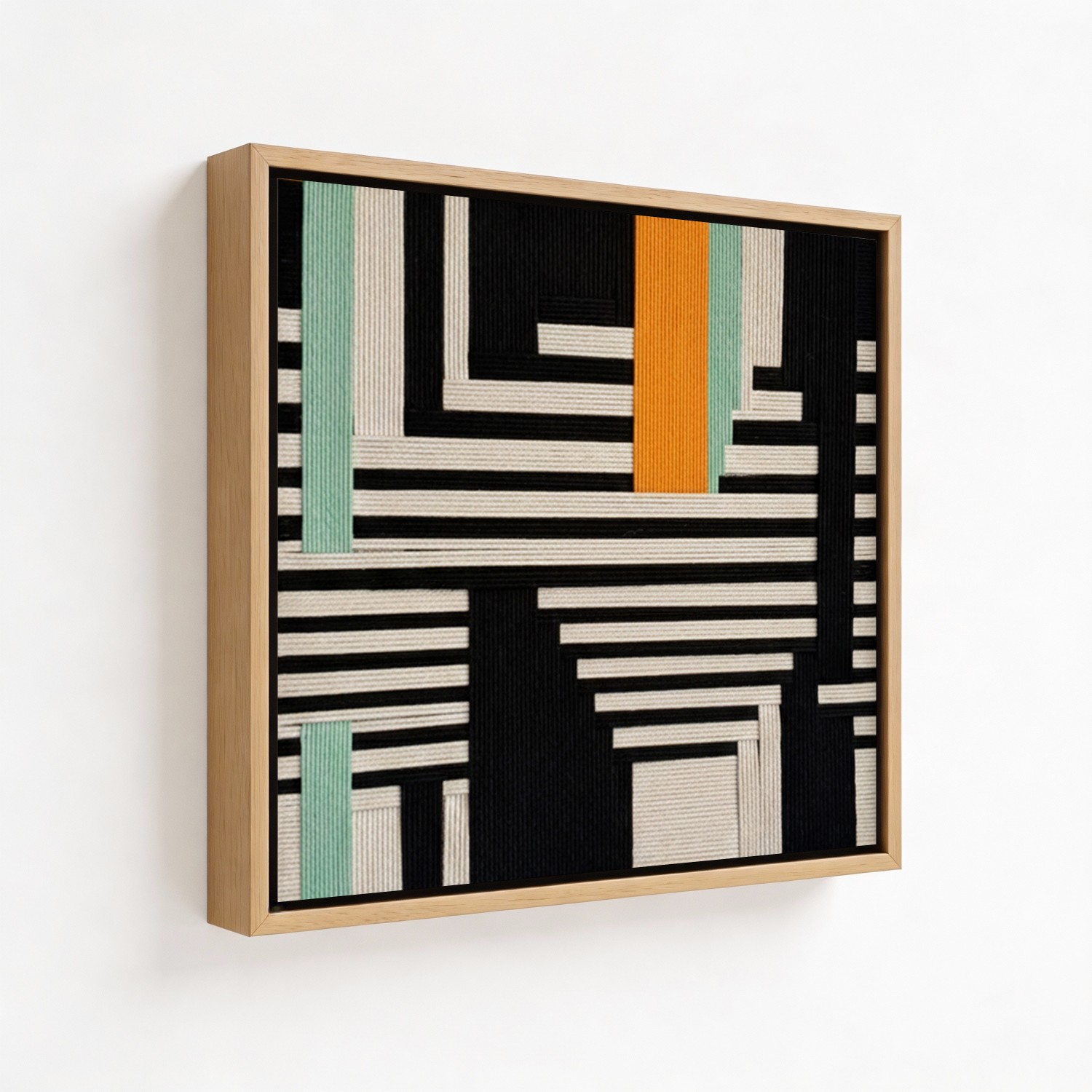 Geometric Exploration Macrame Yarn Wall Art - CHOO