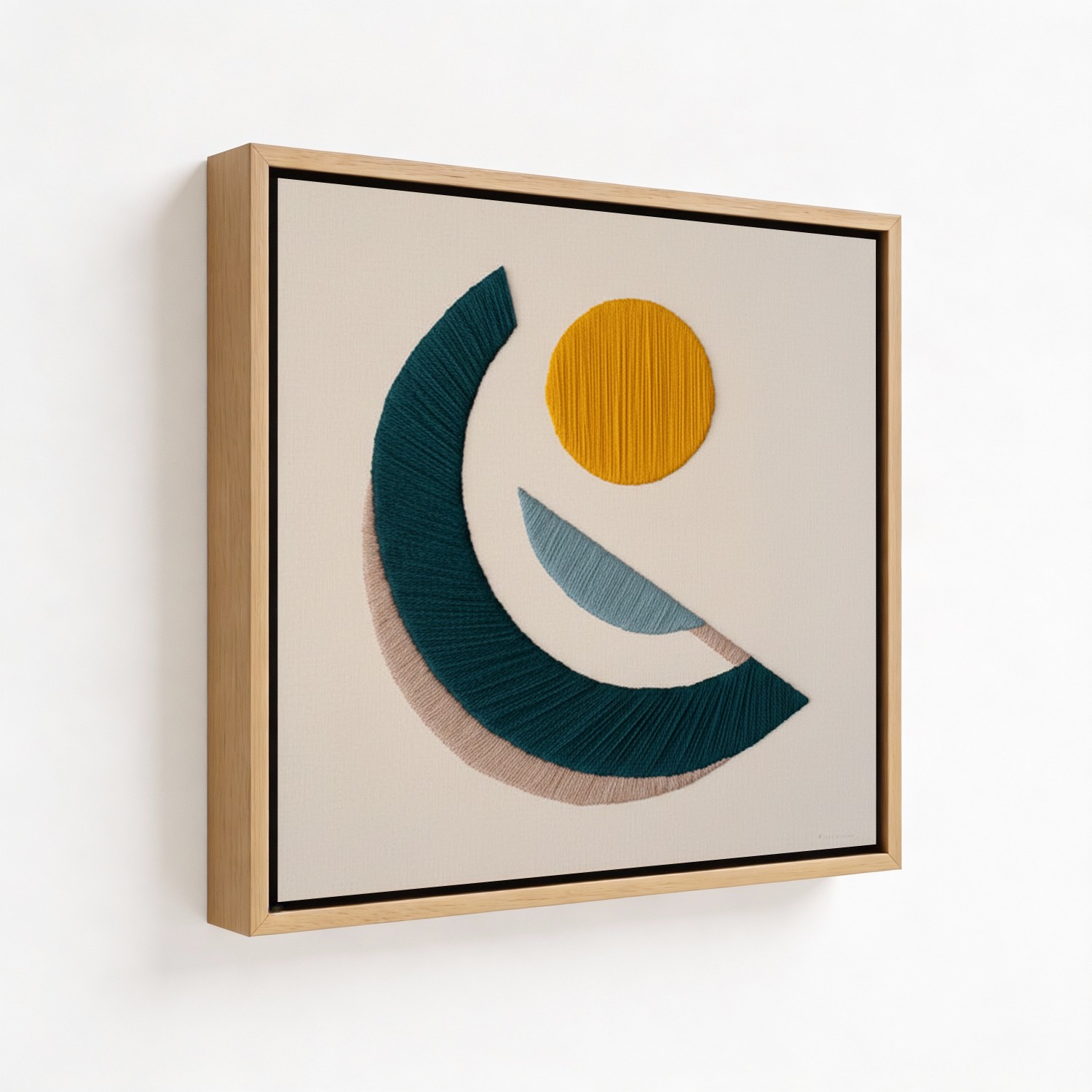 Curves of Serenity Macrame Yarn Wall Art - CHOOSE 