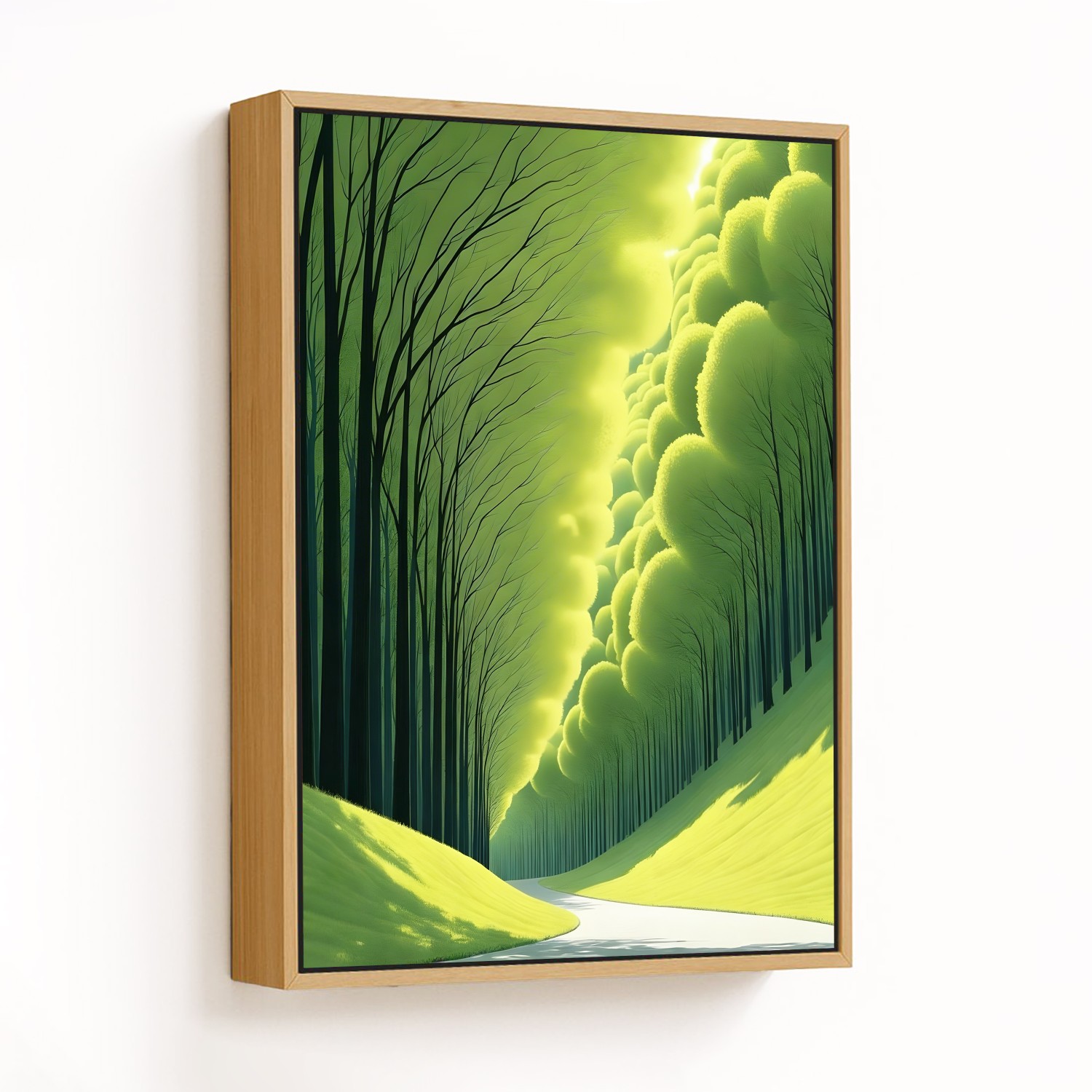 Serene Forest Pathway - CHOOSE SIZE: Choose how bi