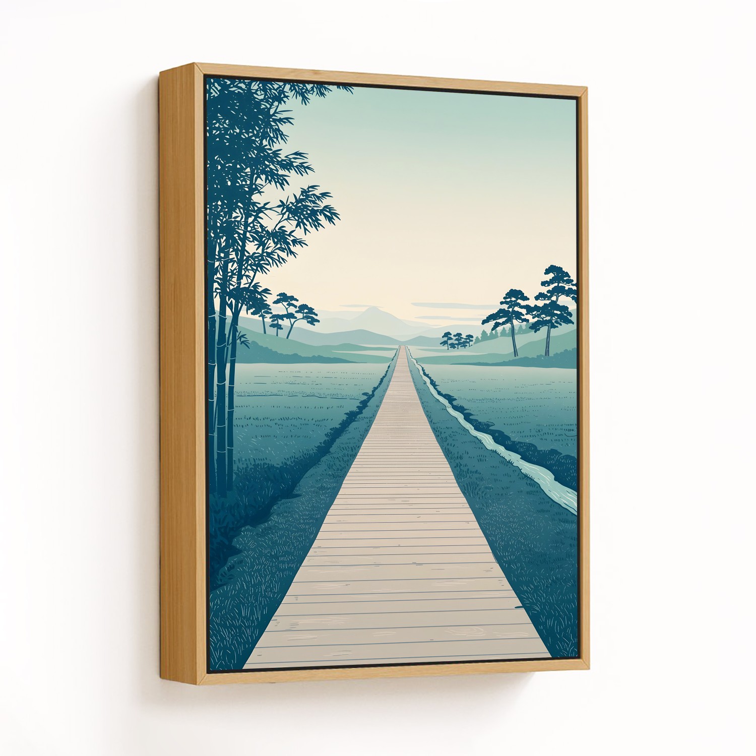 Serene Pathway Through Nature - CHOOSE SIZE: Choos