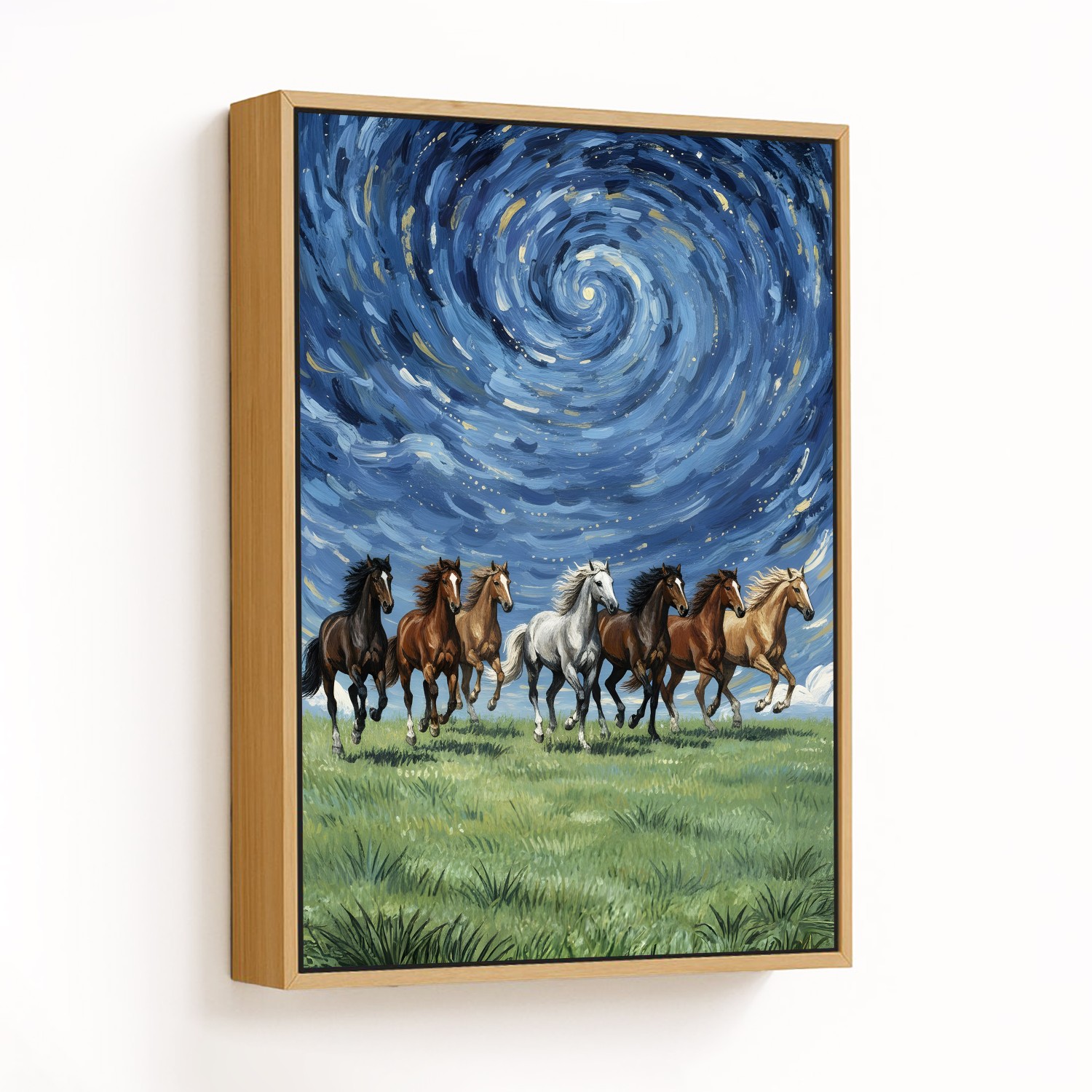 Galloping Dreams Under Starry Skies - CHOOSE SIZE: