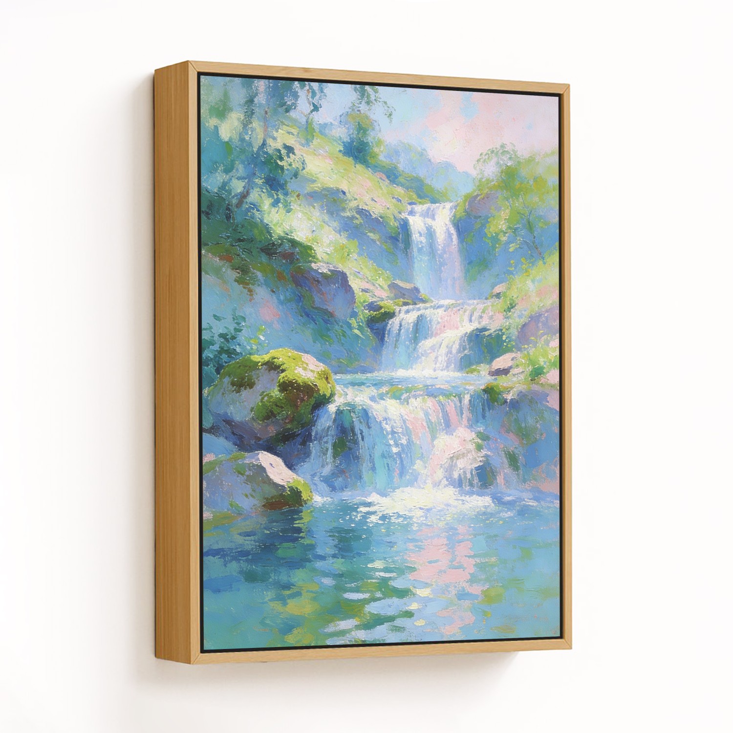 Tranquil Cascade in Bloom - CHOOSE SIZE: Choose ho