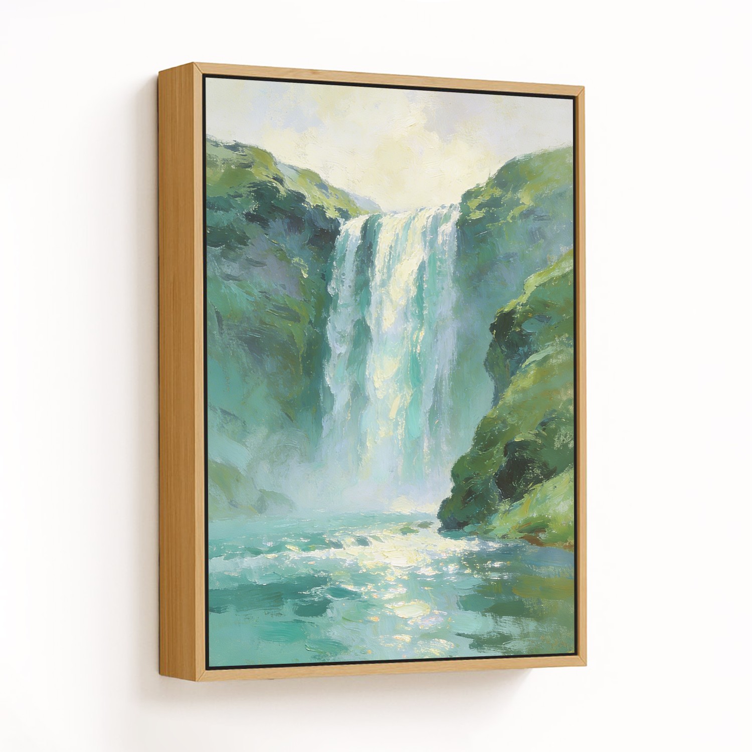 Serenity Cascade in Nature - CHOOSE SIZE: Choose h