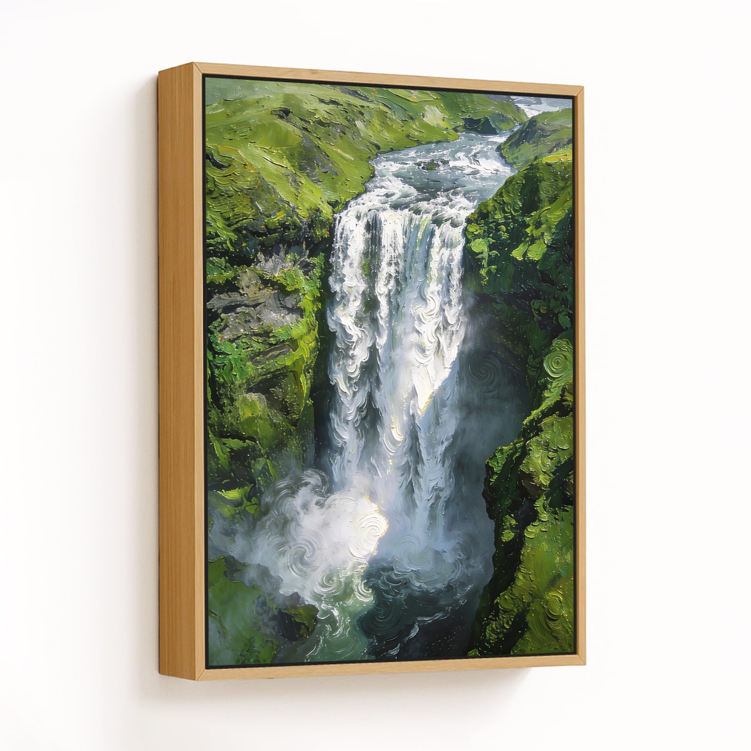 Lush Green Waterfall - CHOOSE SIZE: Choose how big