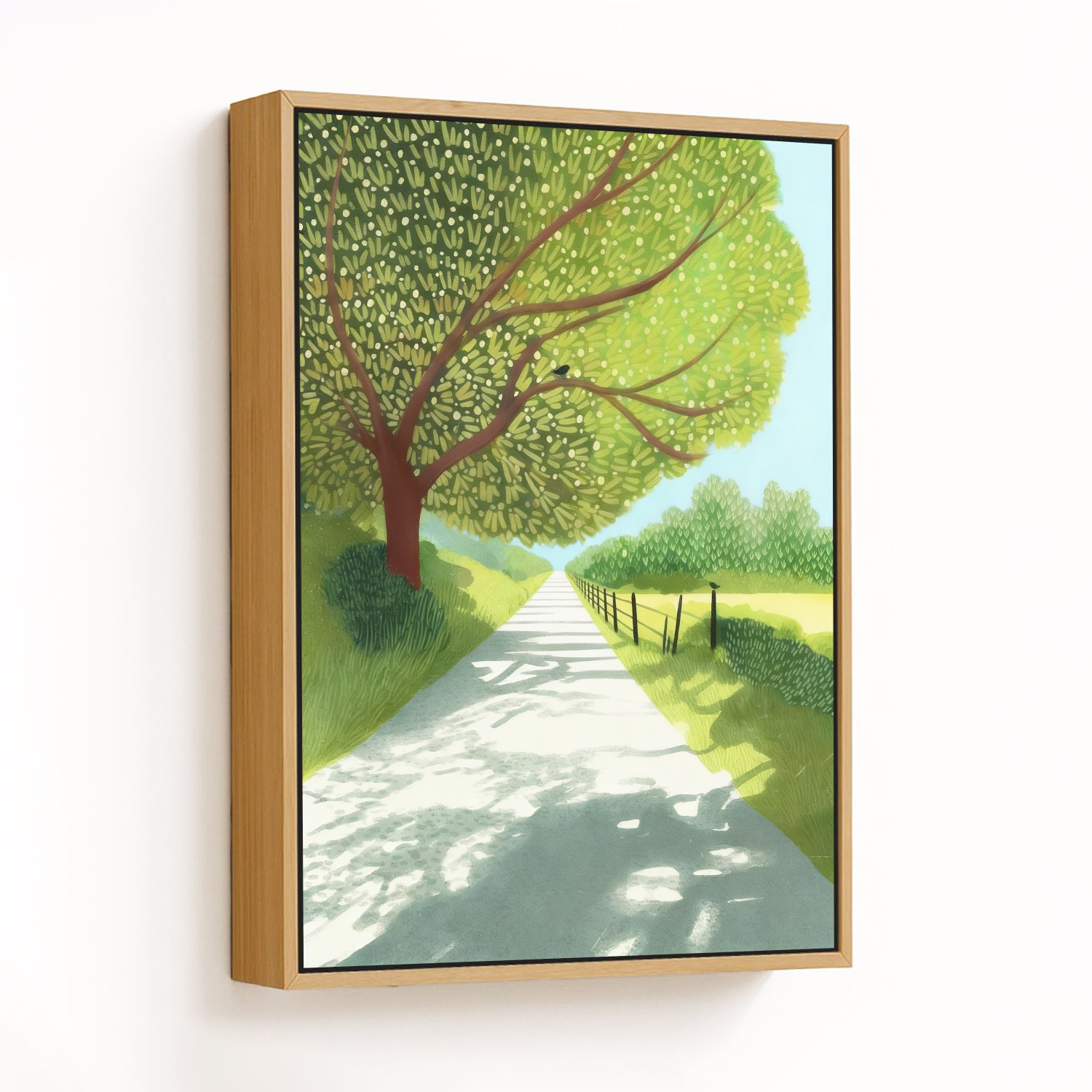 Serene Woodland Pathway - CHOOSE SIZE: Choose how 