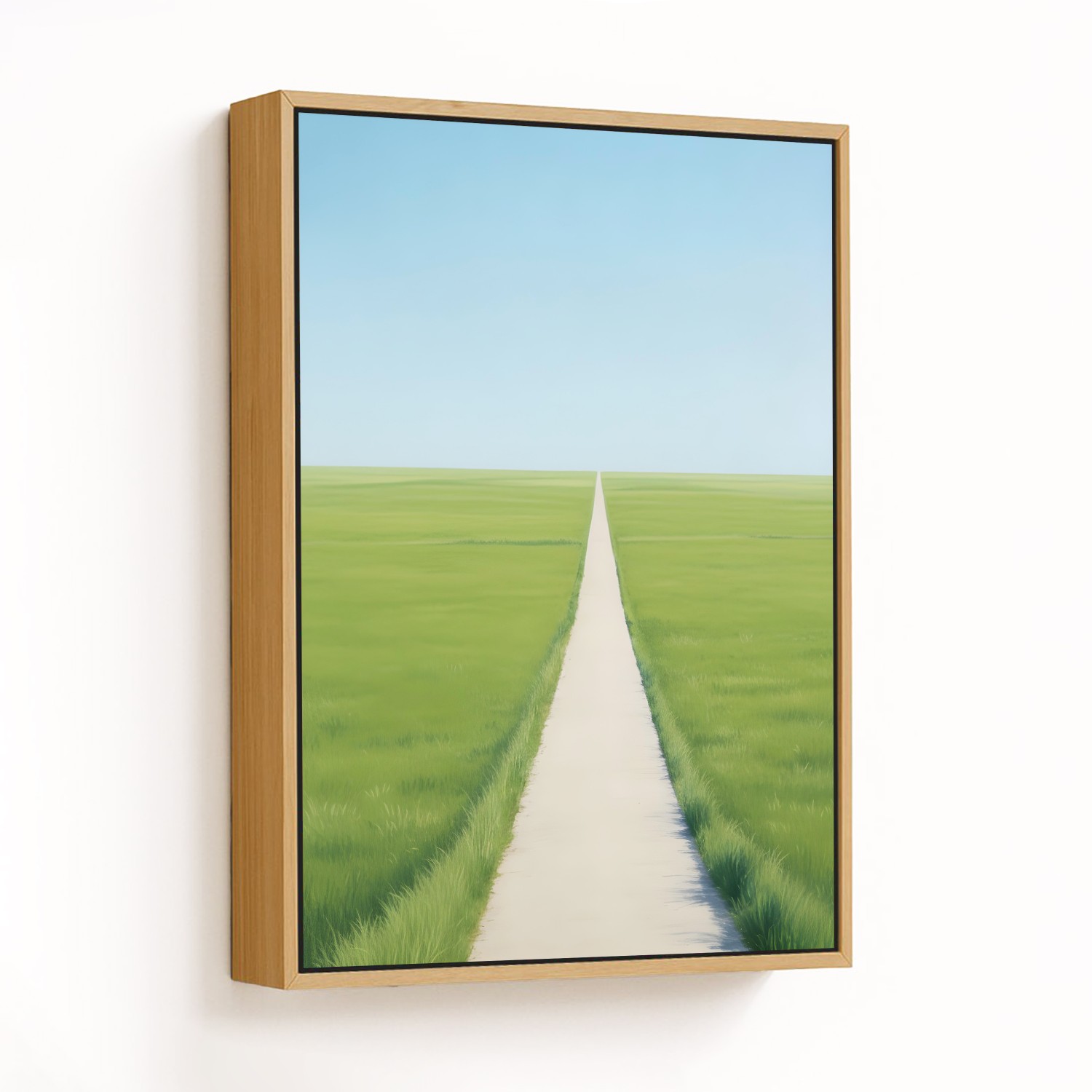 Serene Pathway Through Verdant Fields - CHOOSE SIZ
