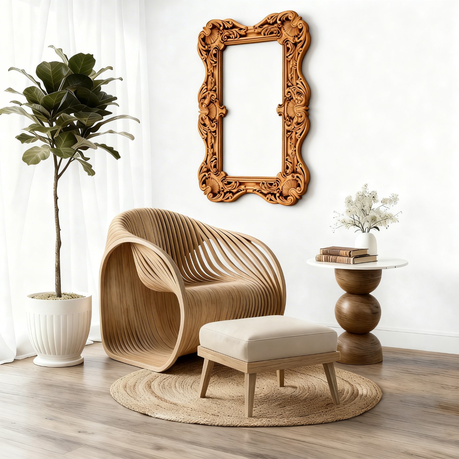 The Utsav Grandeur - Handcrafted 3D Jharokha wall 