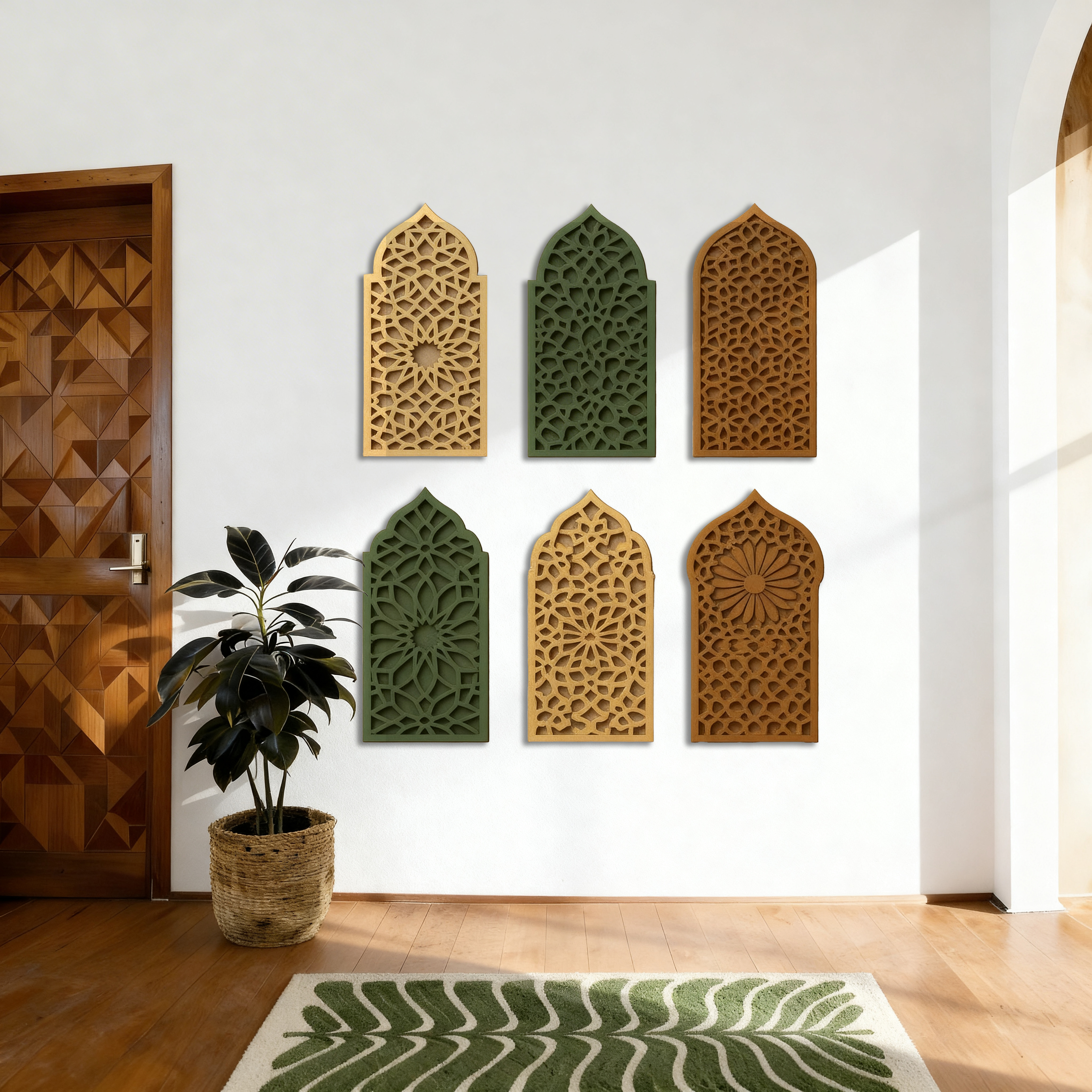Mehfil-e-Rang Collection - Handcrafted 3D Jharokha
