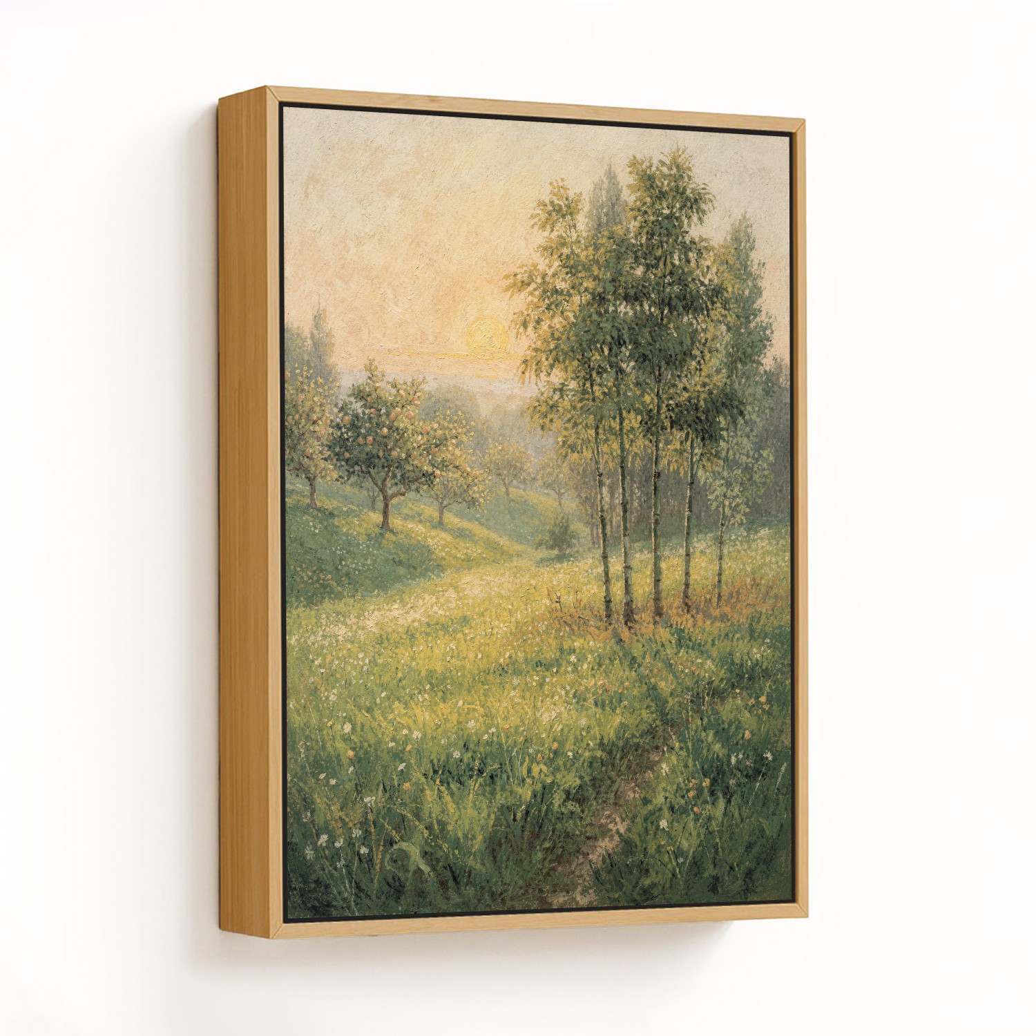 Tranquil Sunset in Verdant Hills - CHOOSE SIZE: Ch