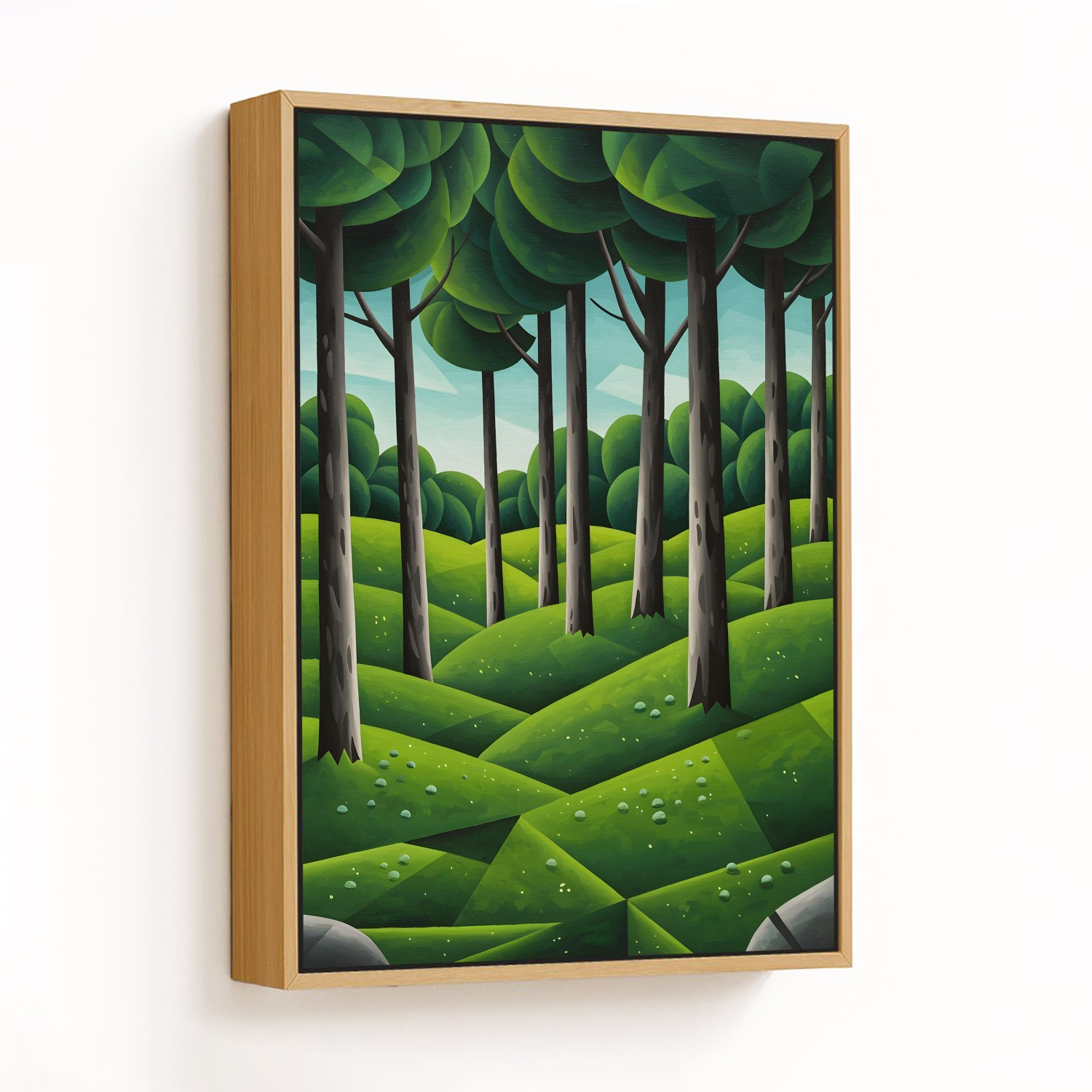 Emerald Tranquility - CHOOSE SIZE: Choose how big 