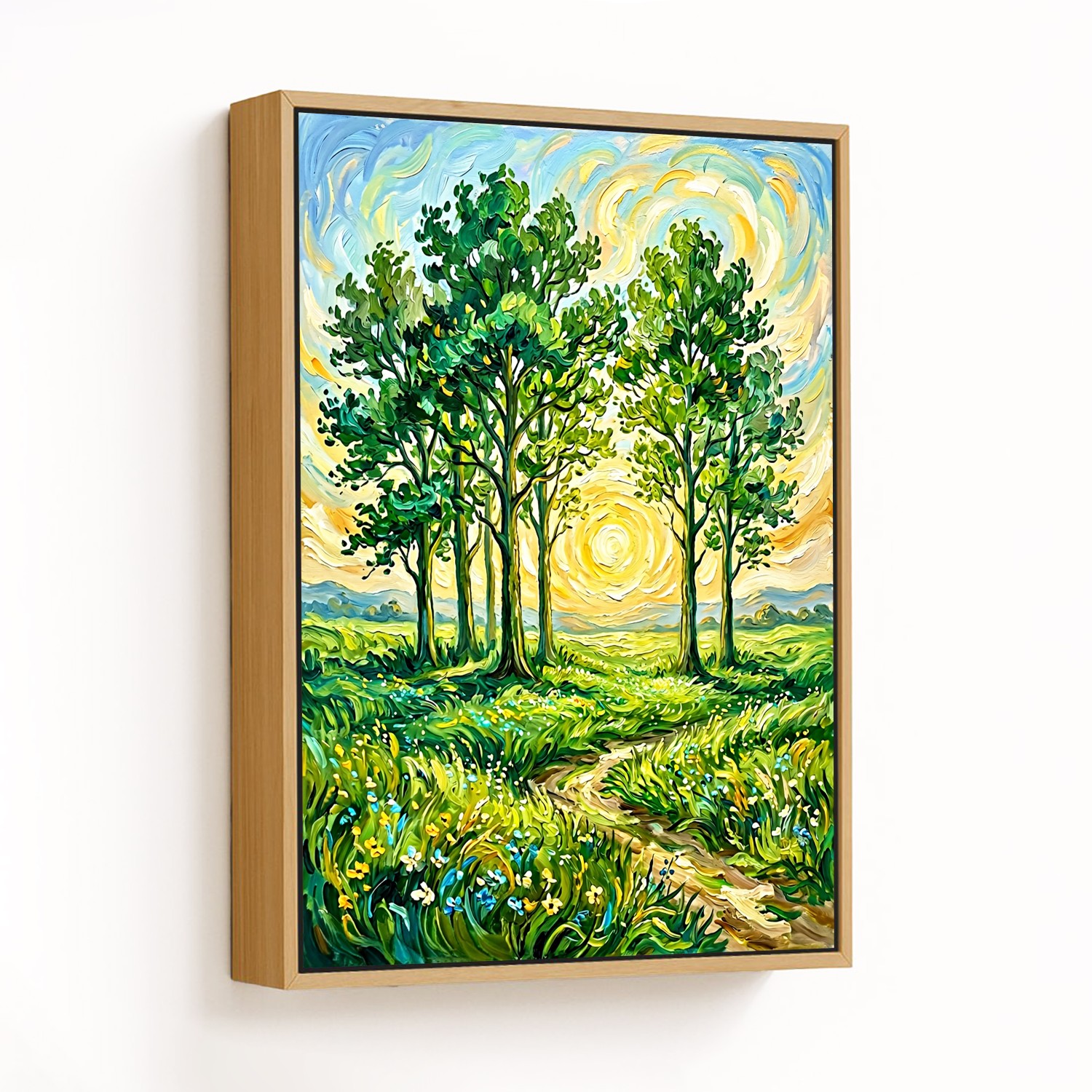 Sunlit Forest Symphony - CHOOSE SIZE: Choose how b