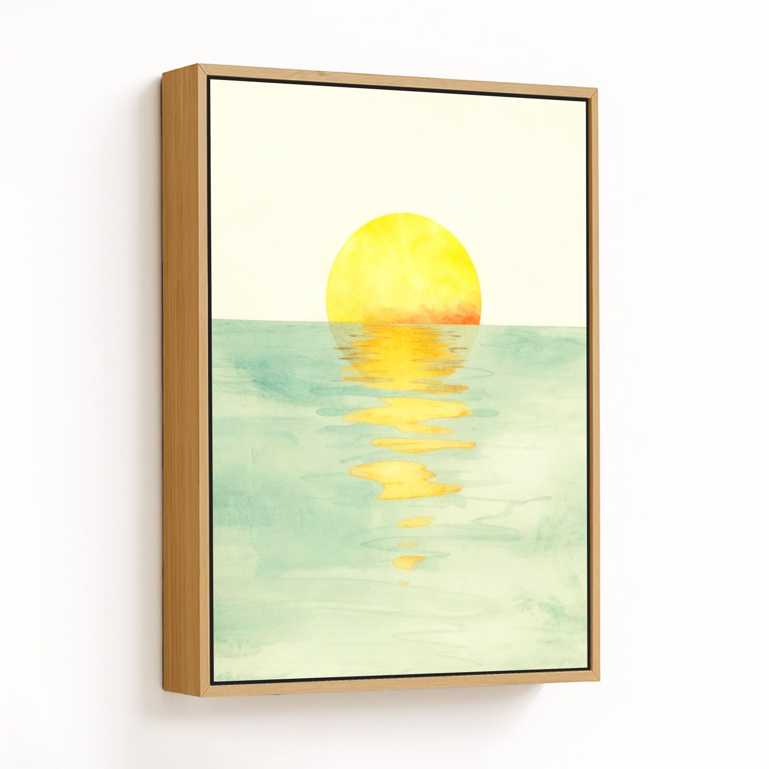 Tranquil Sunrise Over Ocean - CHOOSE SIZE: Choose 