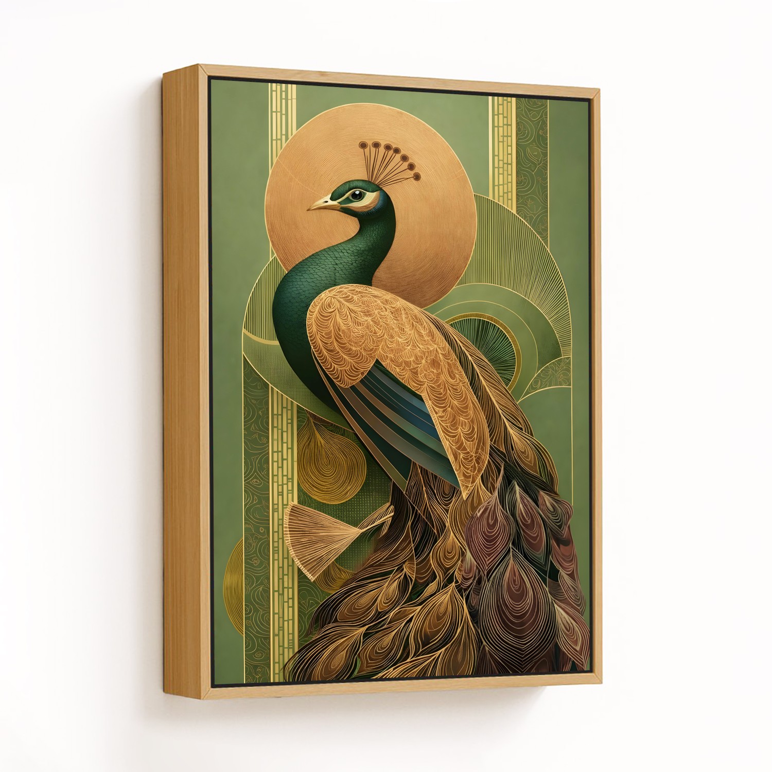 Peacock's Splendor - CHOOSE SIZE: Choose how big y