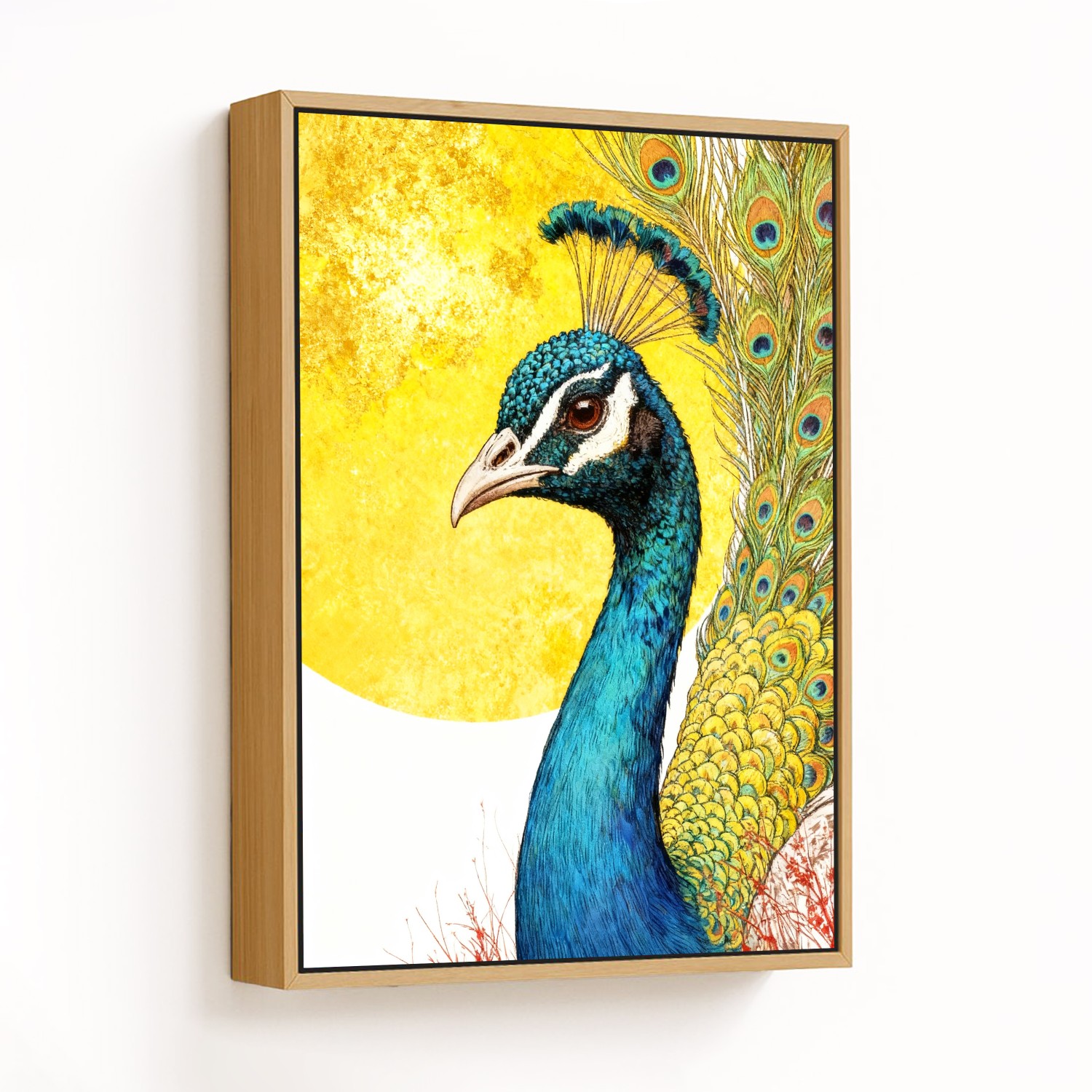 Majestic Peacock Symphony - CHOOSE SIZE: Choose ho