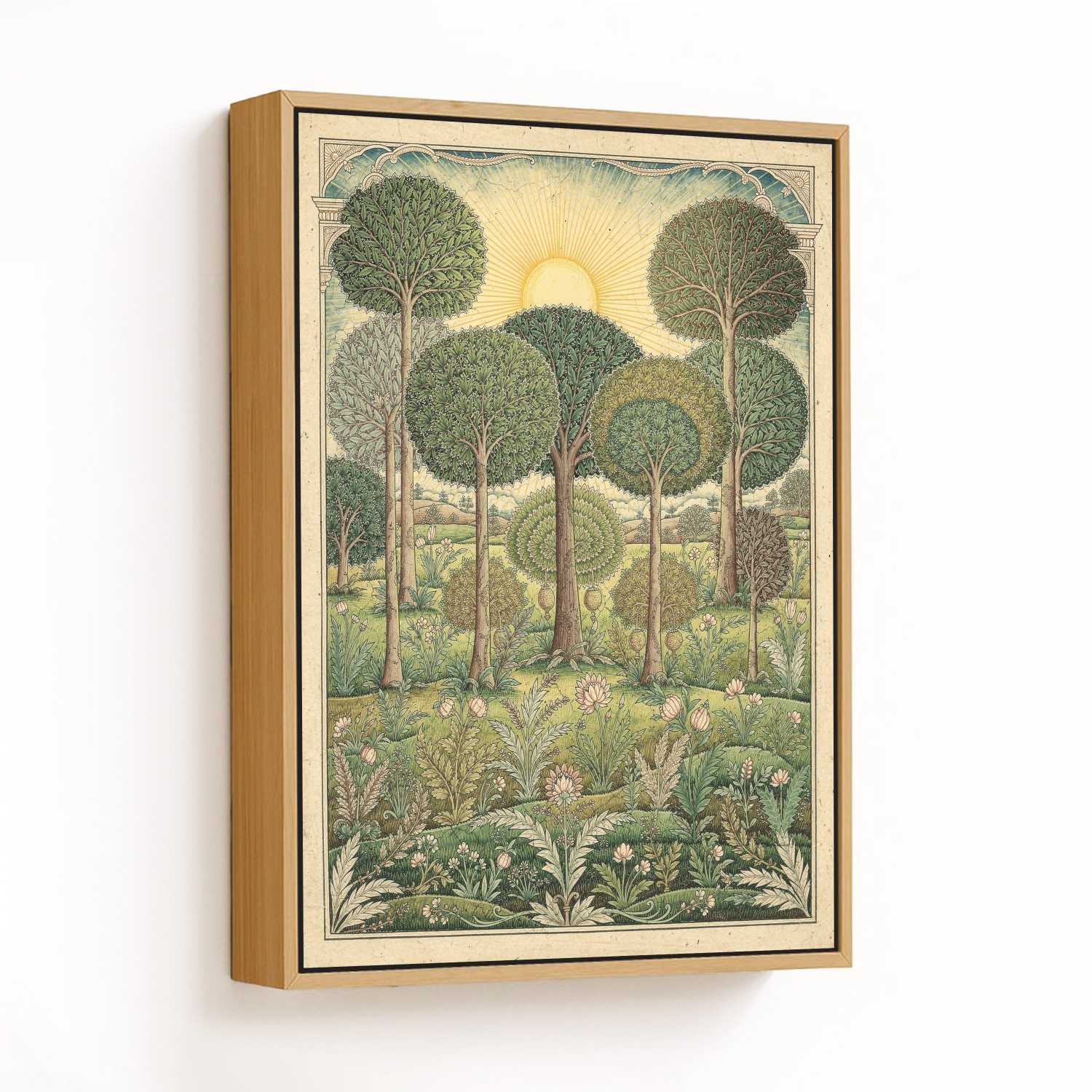 Golden Rays Through the Forest Canopy - CHOOSE SIZ