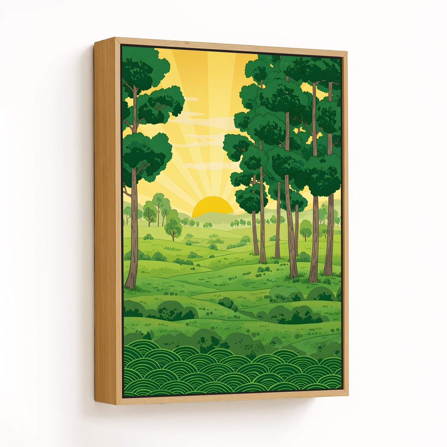 Sunrise Enchantment in Verdant Serenity - CHOOSE S