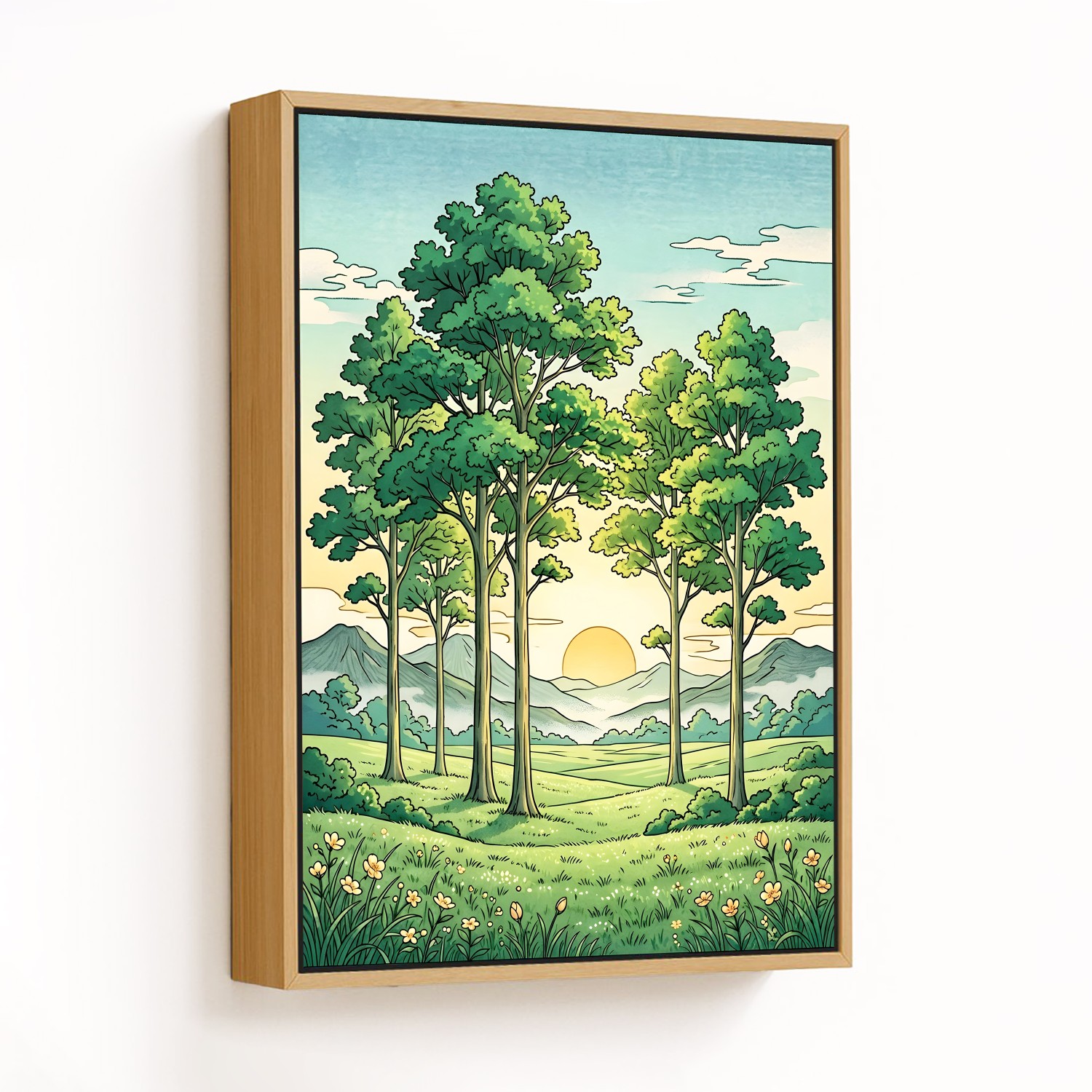 Serenity in Verdant Meadows - CHOOSE SIZE: Choose 