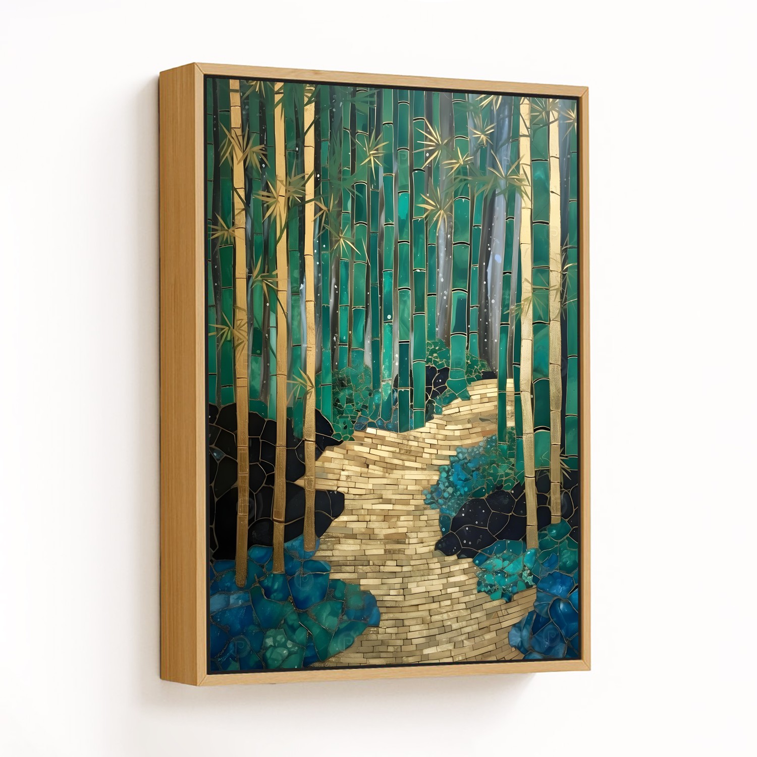Emerald Serenity Bamboo Escape - CHOOSE SIZE: Choo