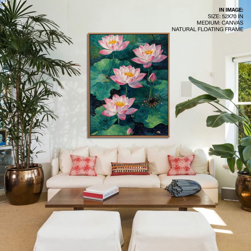 Lotus Painting Vastu: Purity, Lakshmi and the Ishan Corner