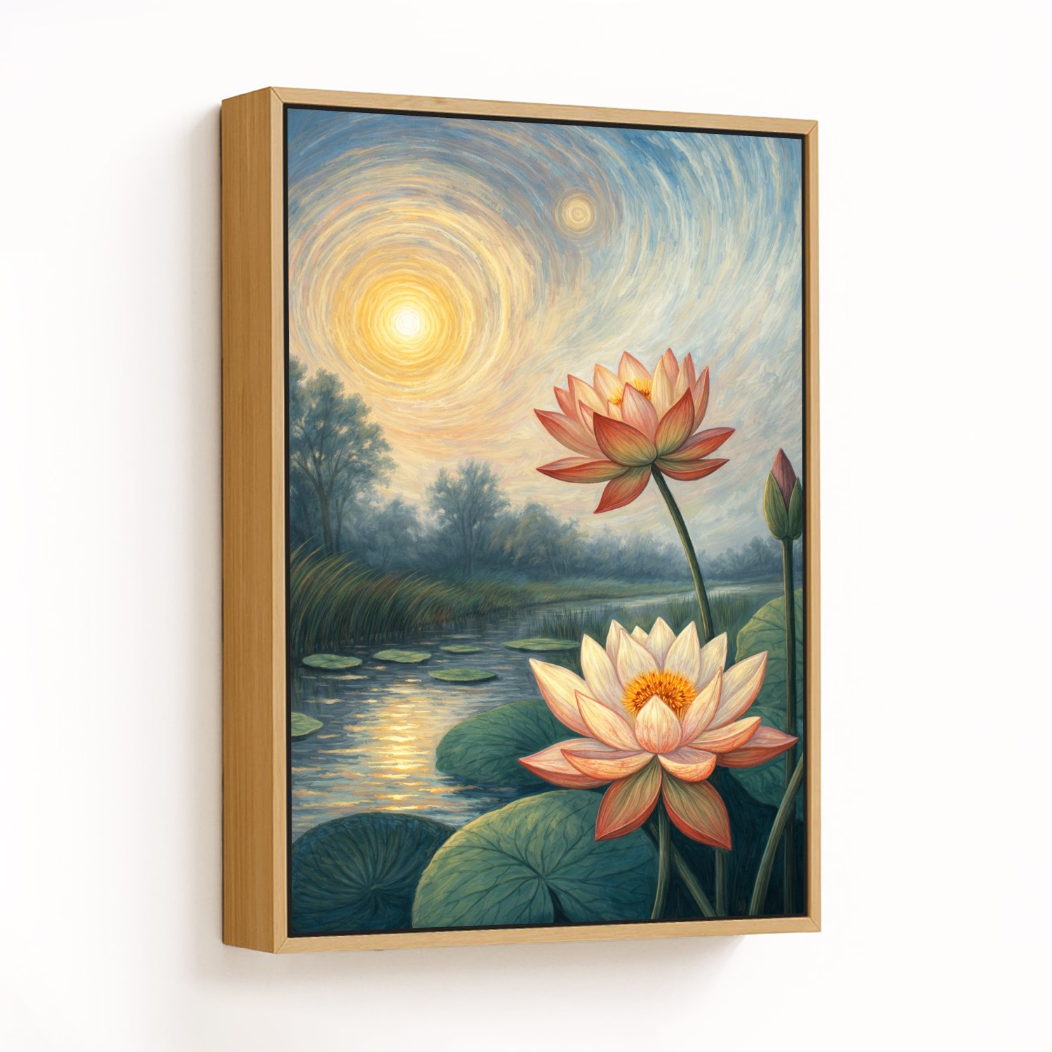 Tranquil Lotus Symphony - CHOOSE SIZE: Choose how 