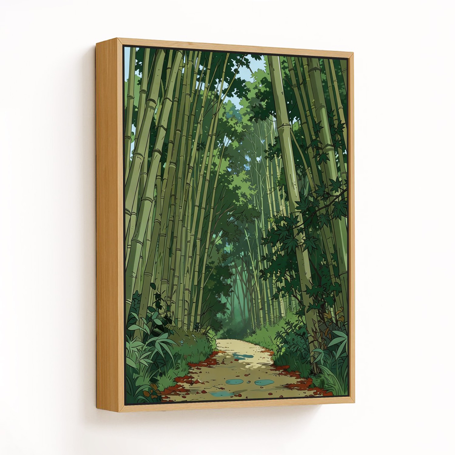 Serene Bamboo Pathway - CHOOSE SIZE: Choose how bi