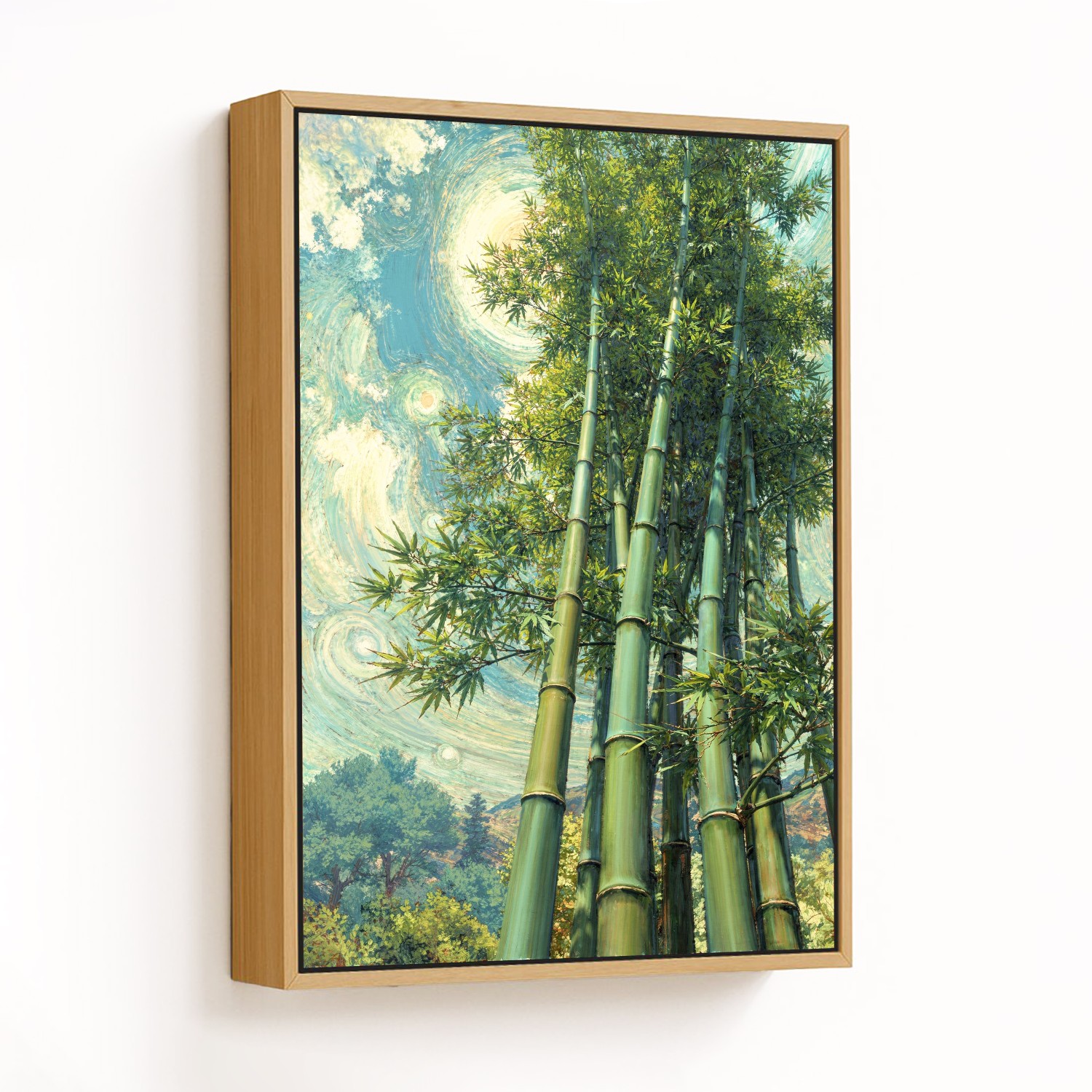 Tranquil Bamboo Symphony - CHOOSE SIZE: Choose how