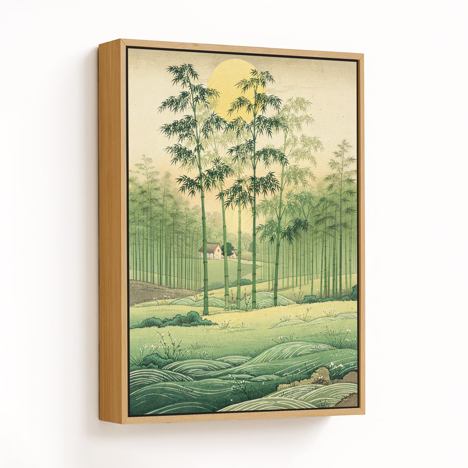 Tranquil Bamboo Sanctuary - CHOOSE SIZE: Choose ho