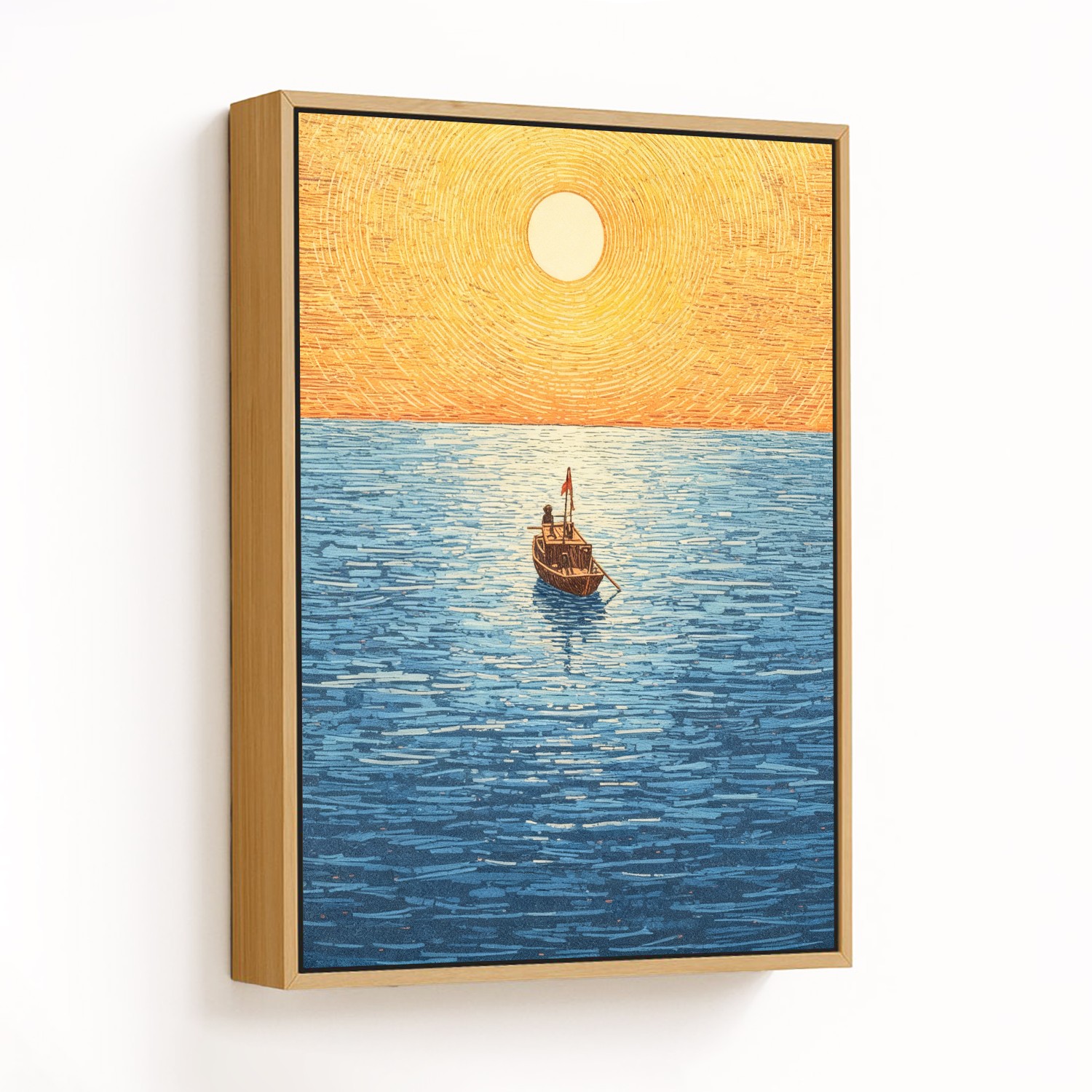 Tranquil Oceanic Bliss - CHOOSE SIZE: Choose how b