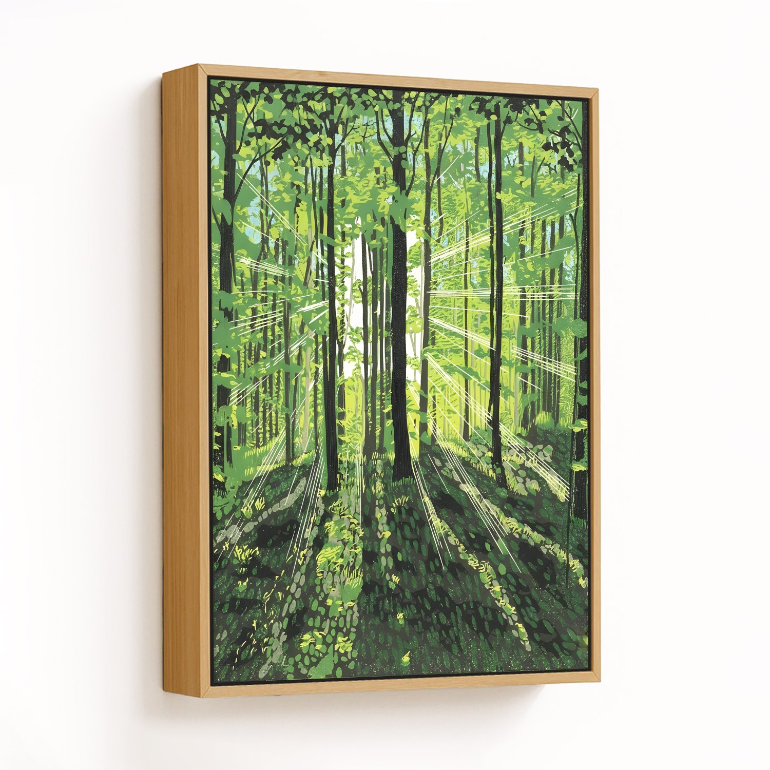 Lush Sunlit Canopy - CHOOSE SIZE: Choose how big y