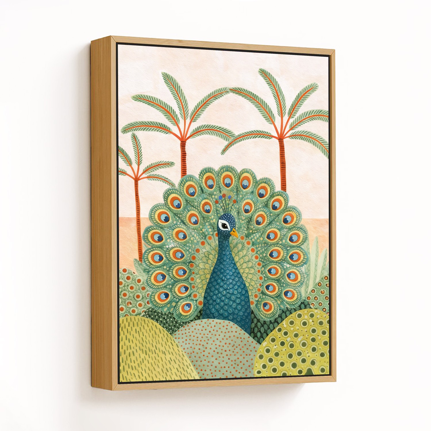 Tropical Peacock Symphony - CHOOSE SIZE: Choose ho