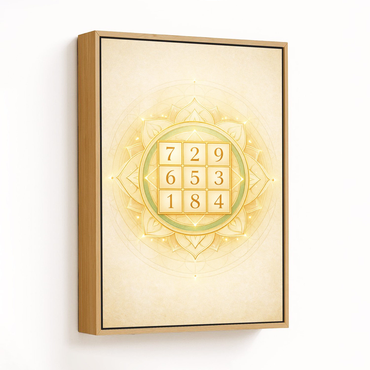 Kuber Magic Square Yantra - CHOOSE SIZE: Choose ho