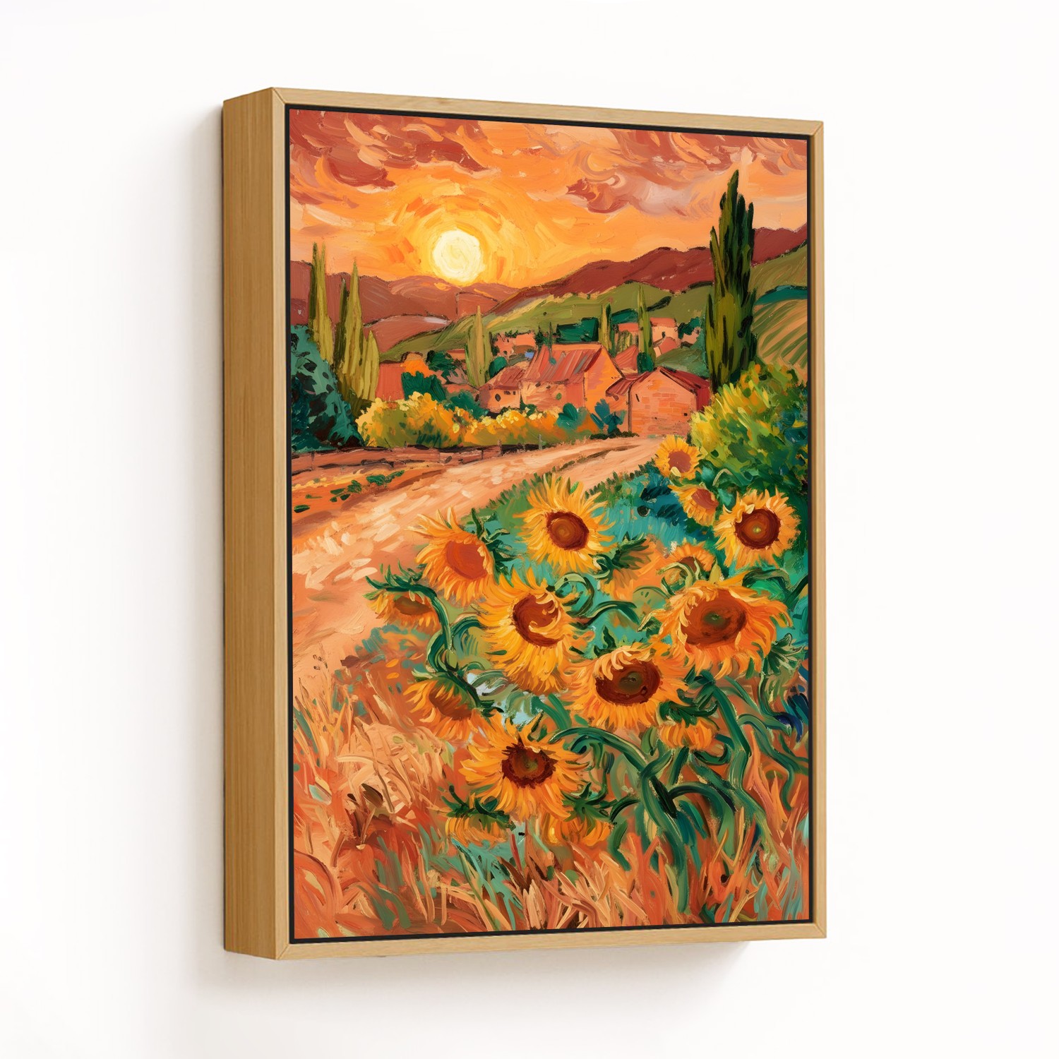 Sunlit Countryside - CHOOSE SIZE: Choose how big y