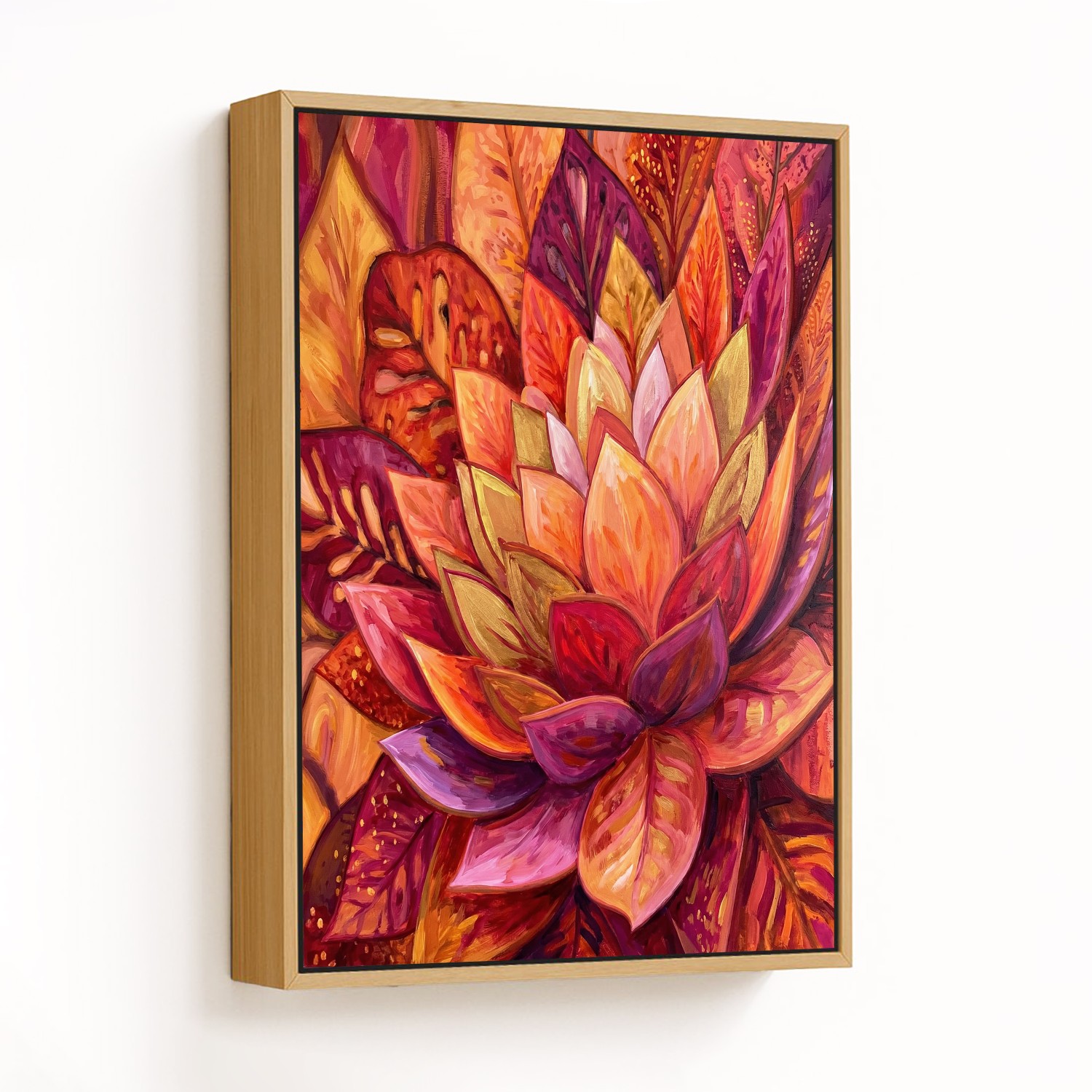 Vibrant Floral Symphony - CHOOSE SIZE: Choose how 