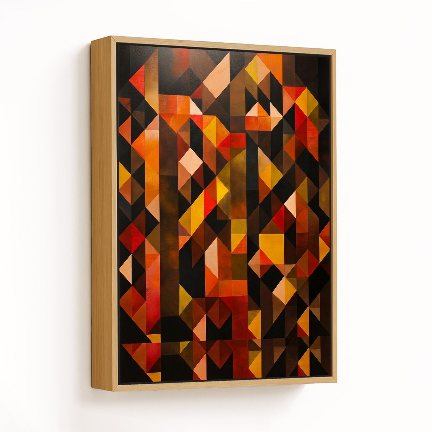Vibrant Geometric Symphony - CHOOSE SIZE: Choose h
